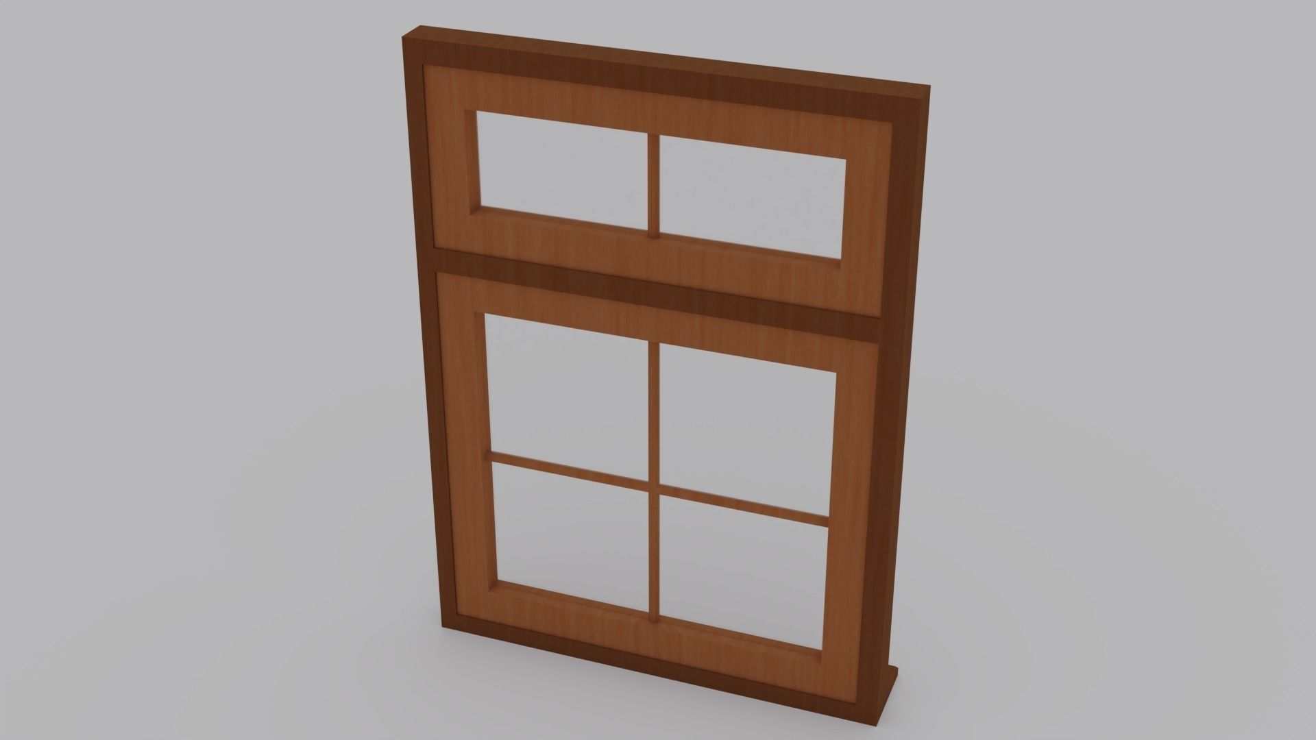 Window V2 - 110x150 Low-poly 3D model_3