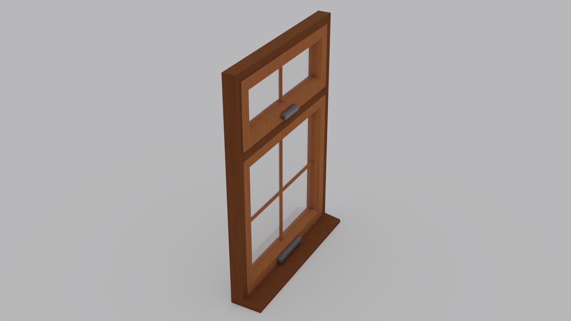 Window V2 - 110x150 Low-poly 3D model_2