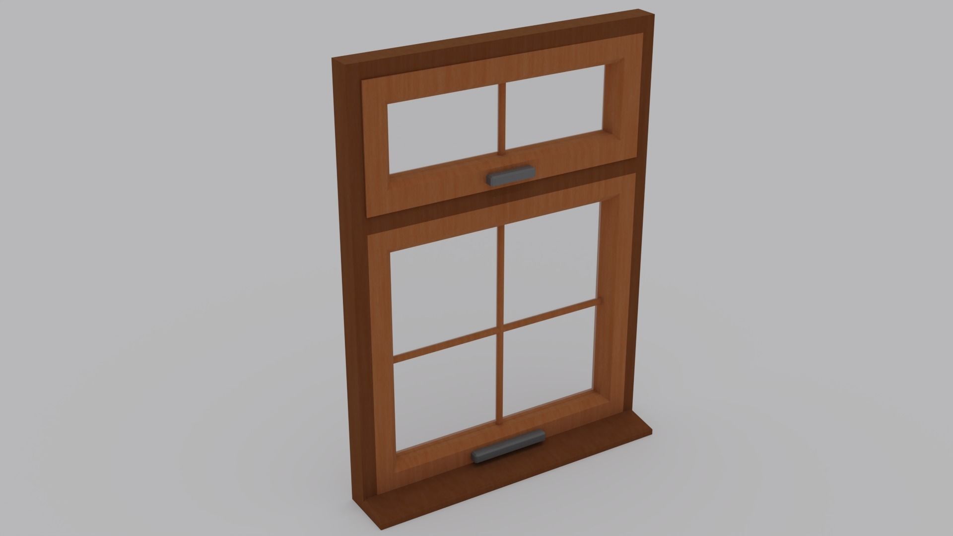 Window V2 - 110x150 Low-poly 3D model_1