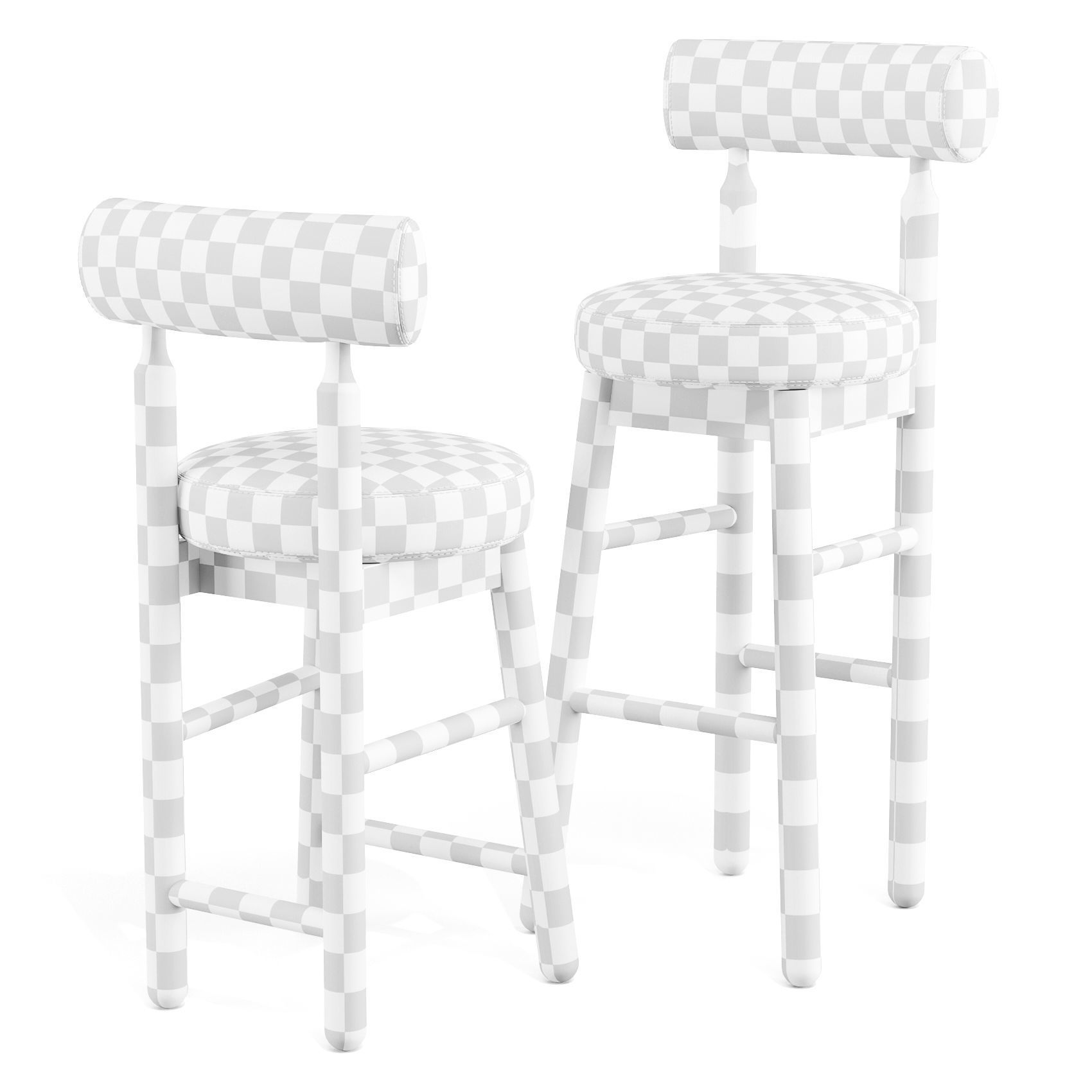Lulu and Georgia Ross - Bar and Counter Stool 3D model_4