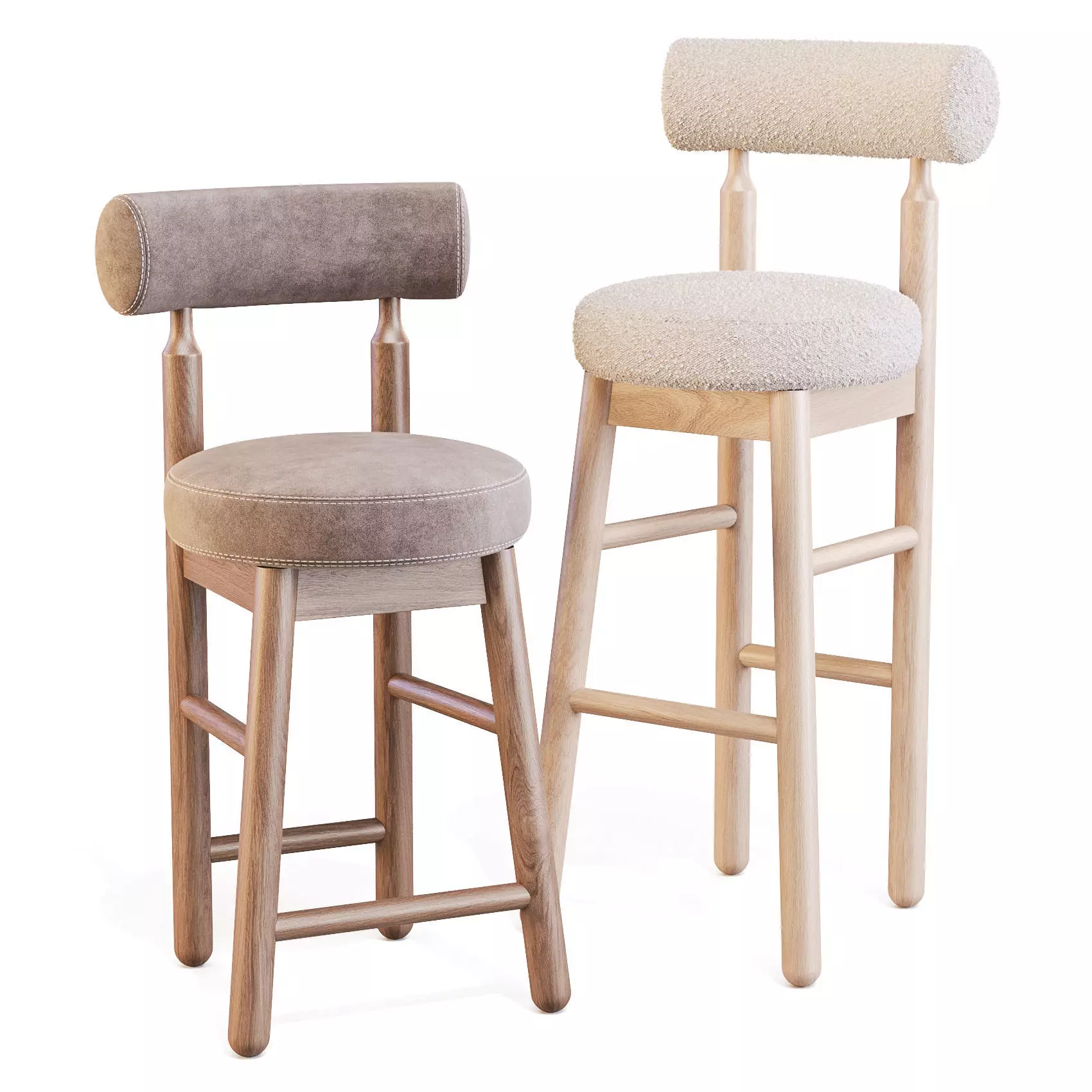 Lulu and Georgia Ross - Bar and Counter Stool 3D model_0