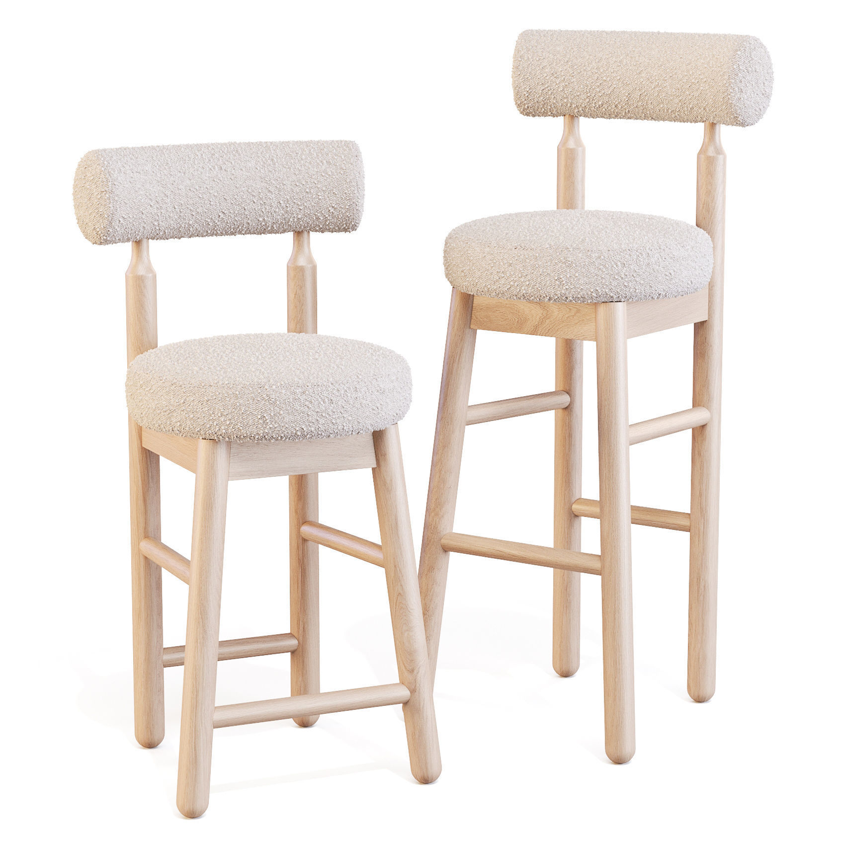 Lulu and Georgia Ross - Bar and Counter Stool 3D model_1
