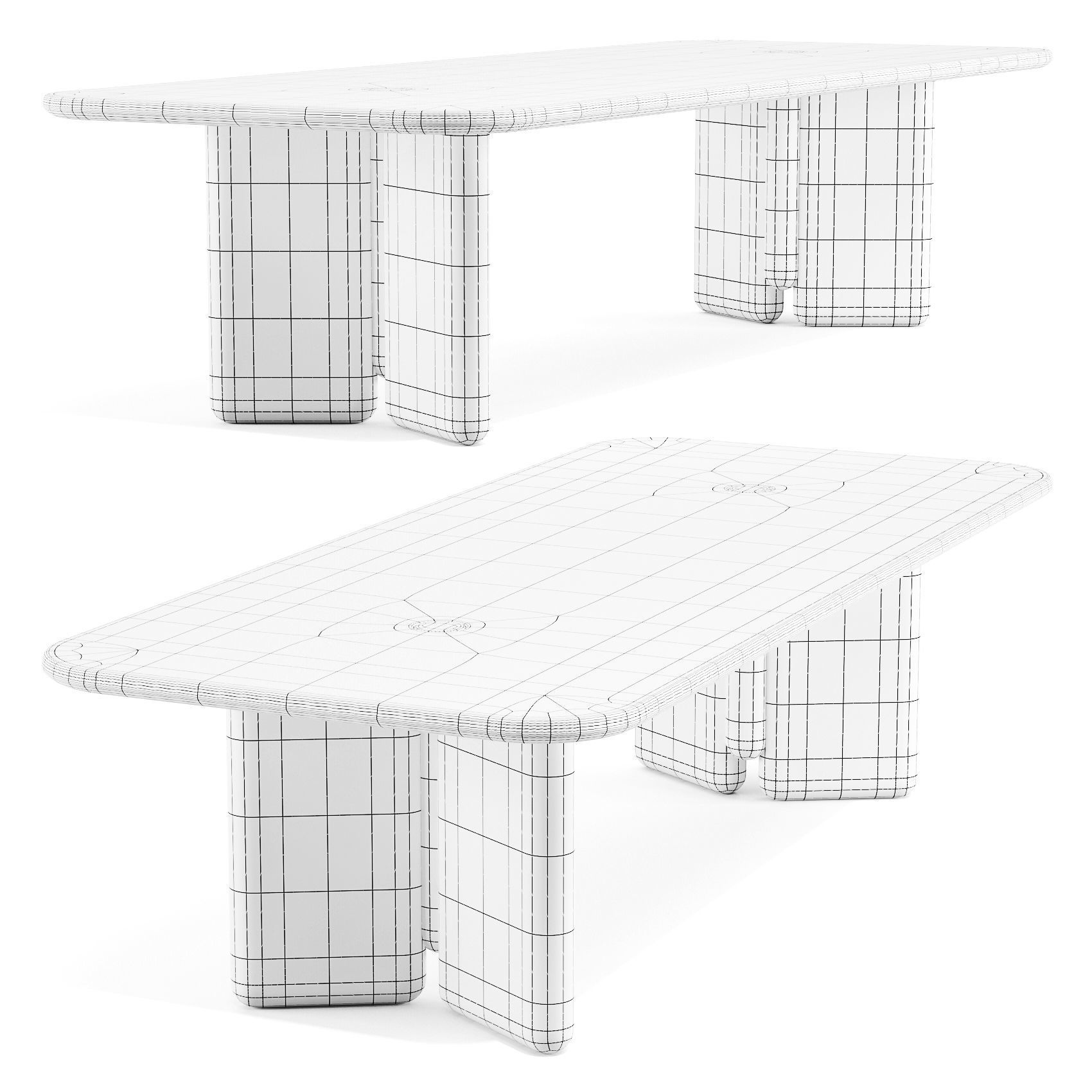 Collection Particuliere Tami - Dining Tables 3D model_4