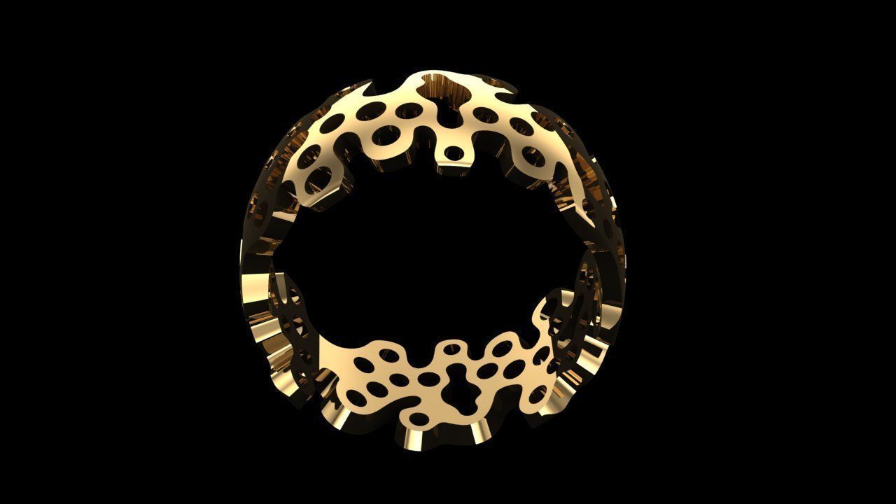 UNIQUE RING 3D print model_1