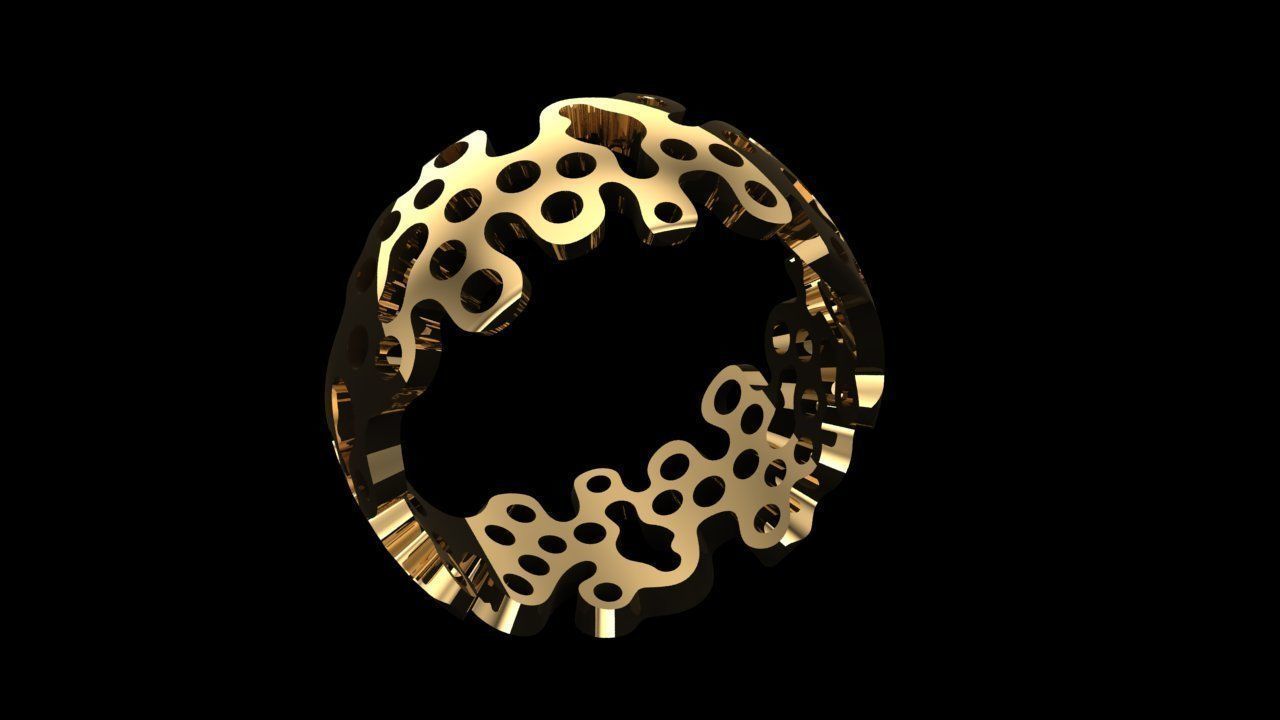 UNIQUE RING 3D print model_2