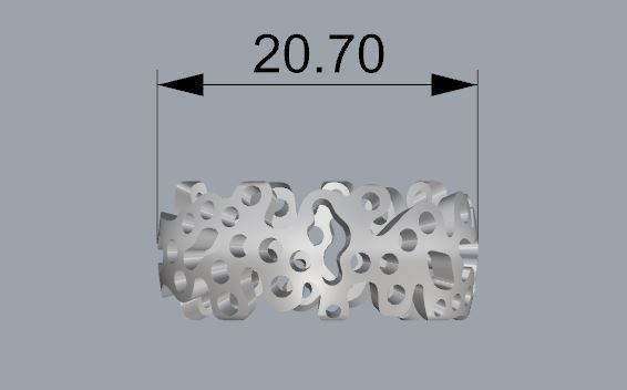 UNIQUE RING 3D print model_6