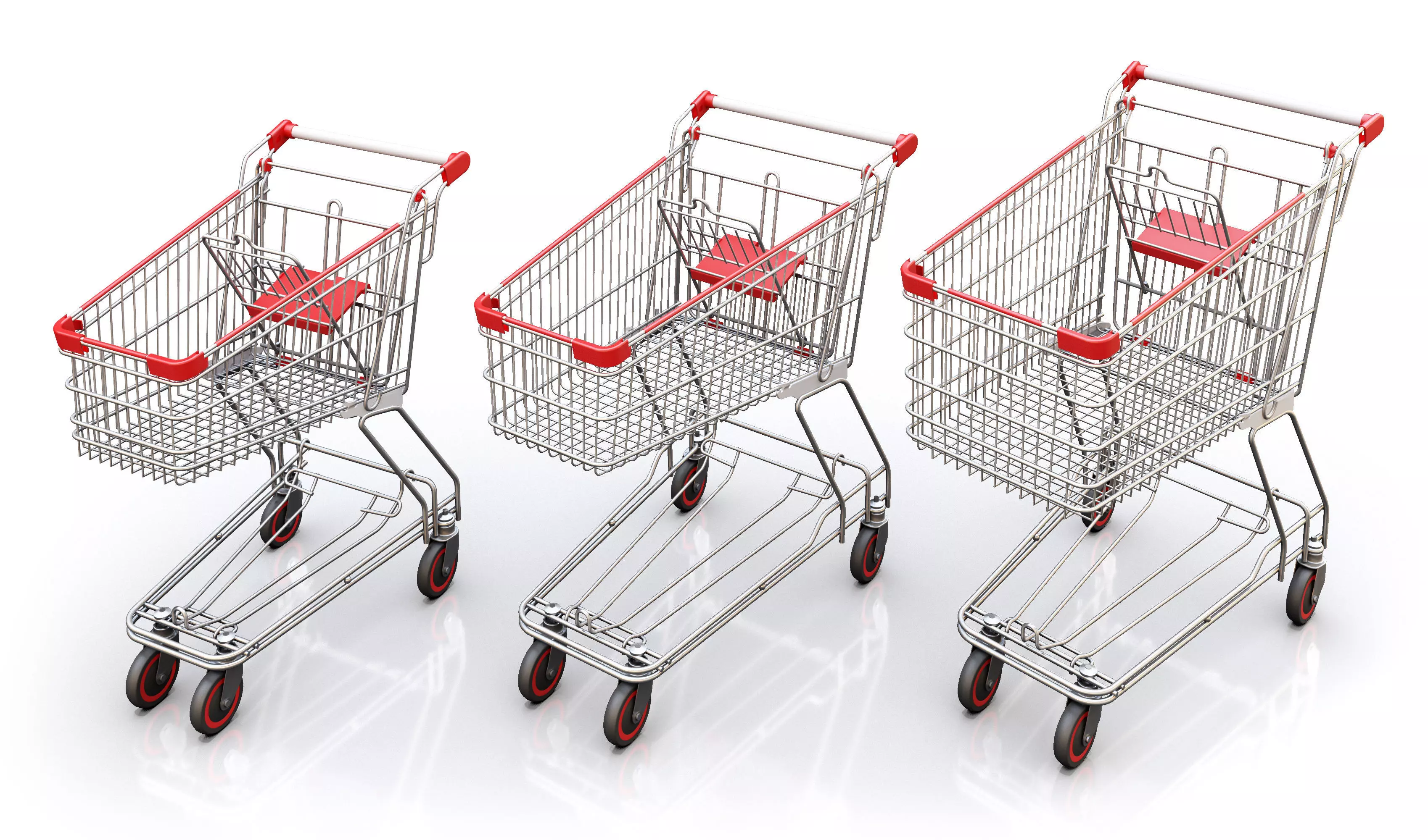 Shopping Trolley series MC 3D model_0