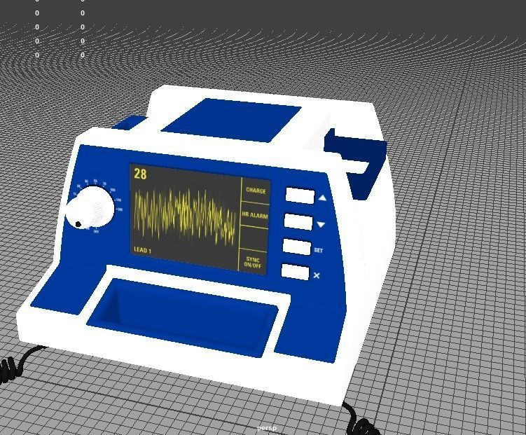 Defibrillator 3D model_9