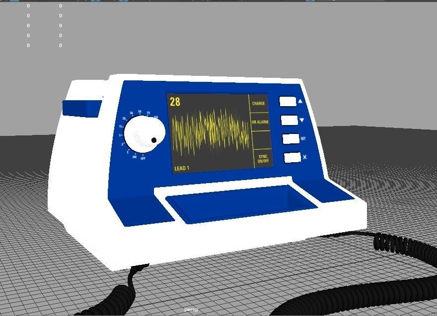 Defibrillator 3D model_6