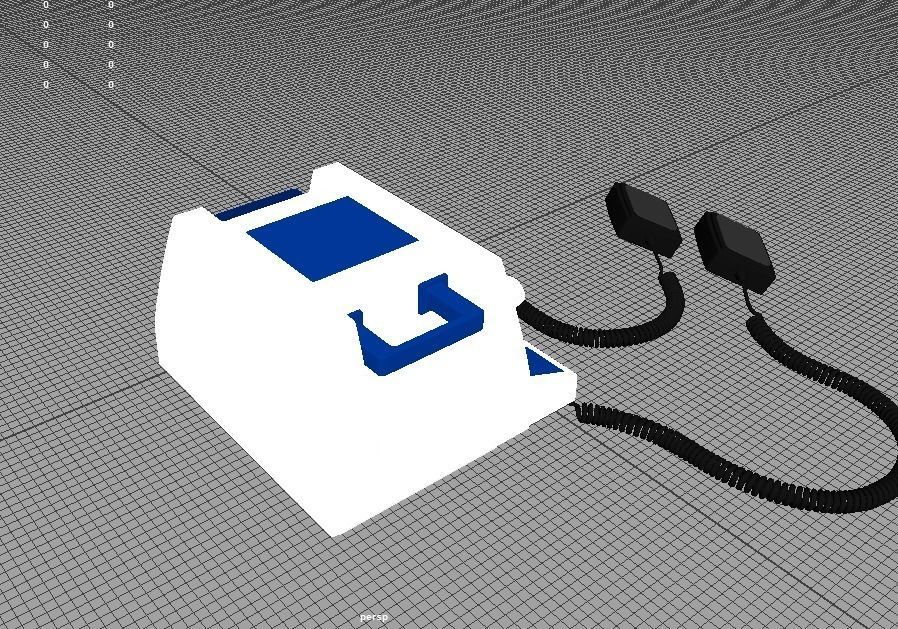 Defibrillator 3D model_7