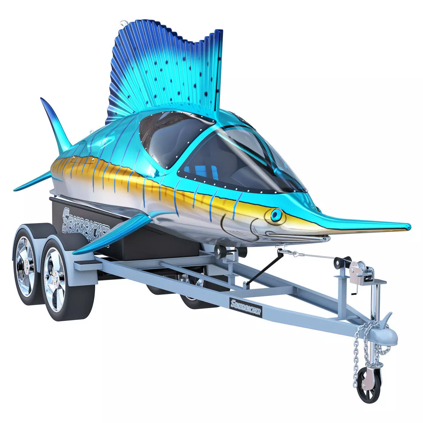 Jet Ski Seabreacher Salefish 3D model_0