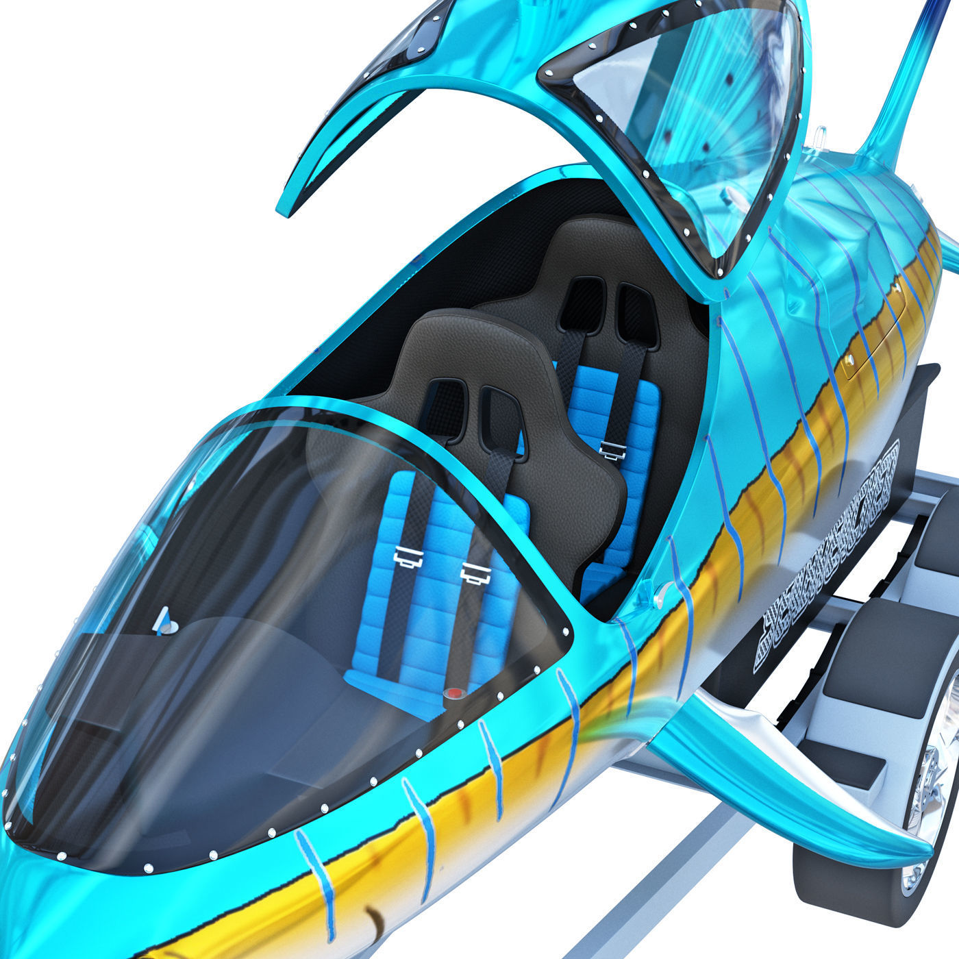 Jet Ski Seabreacher Salefish 3D model_5