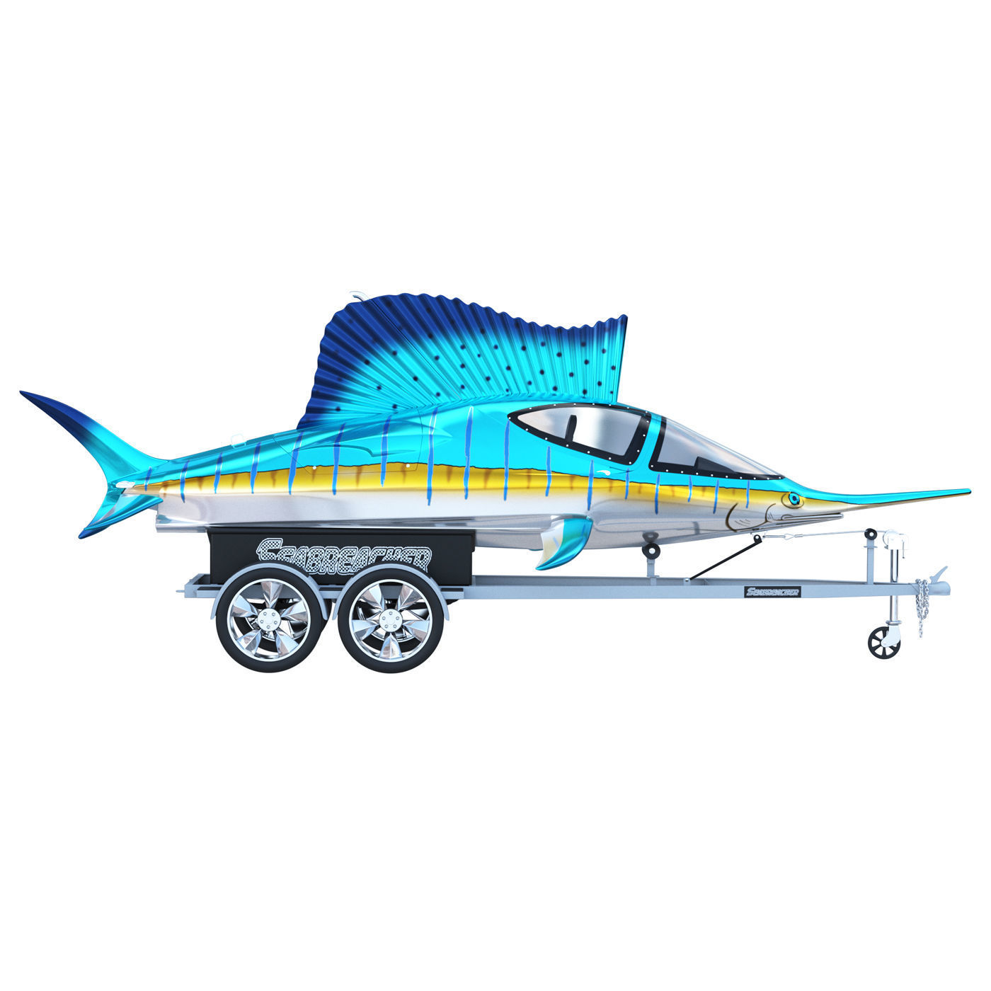 Jet Ski Seabreacher Salefish 3D model_1