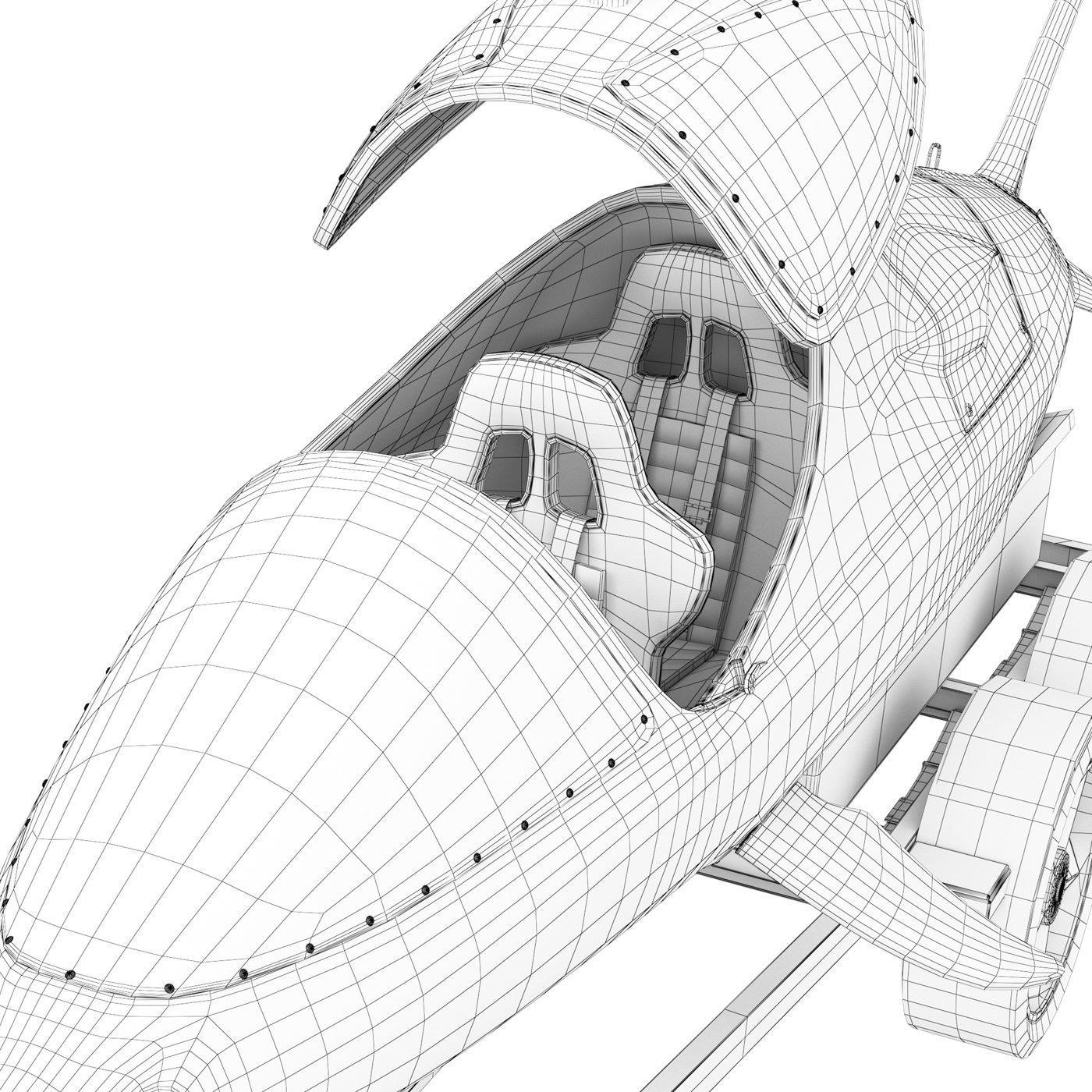 Jet Ski Seabreacher Salefish 3D model_12