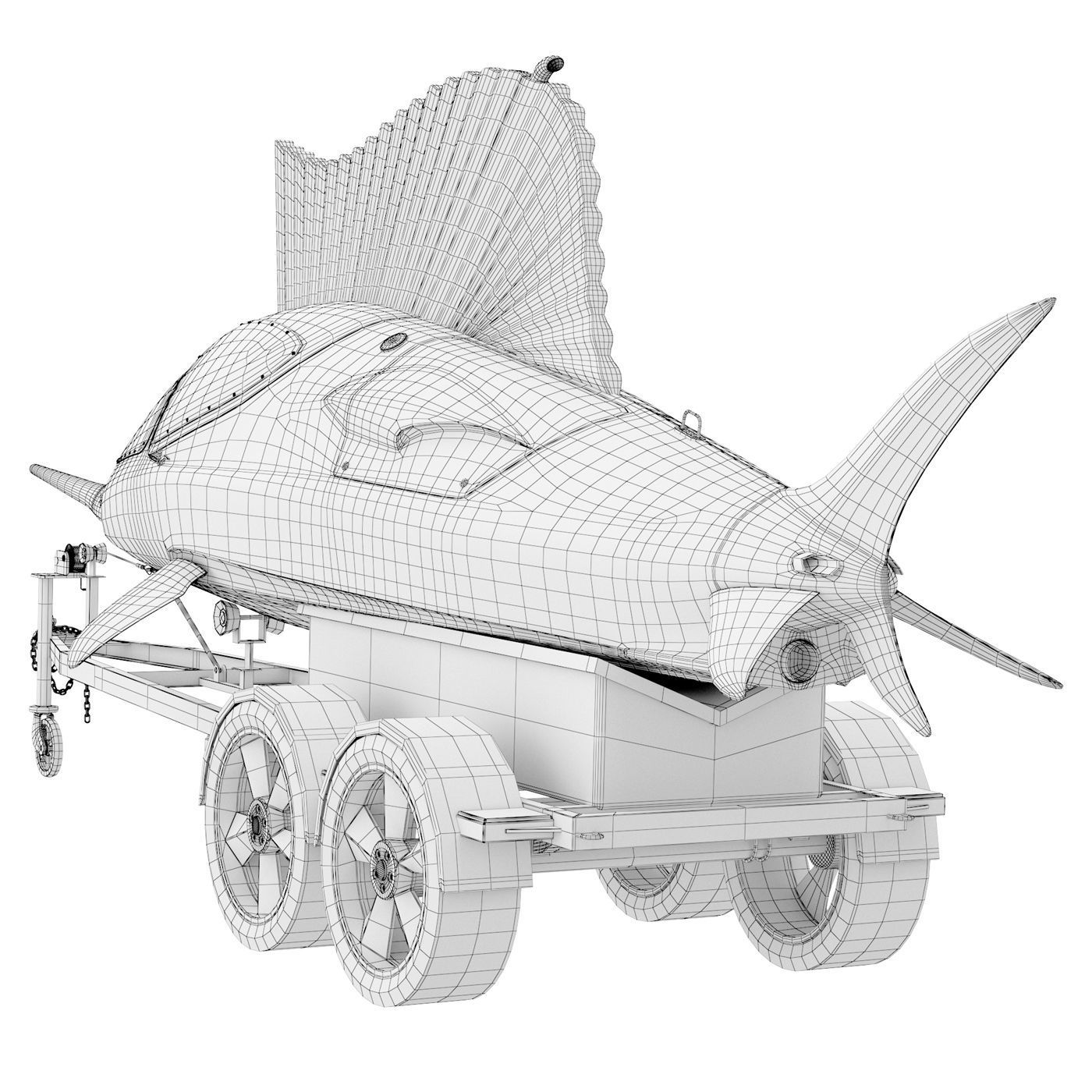 Jet Ski Seabreacher Salefish 3D model_10