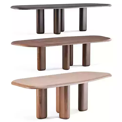 Collection Particuliere Rough - Dining Tables 3D model