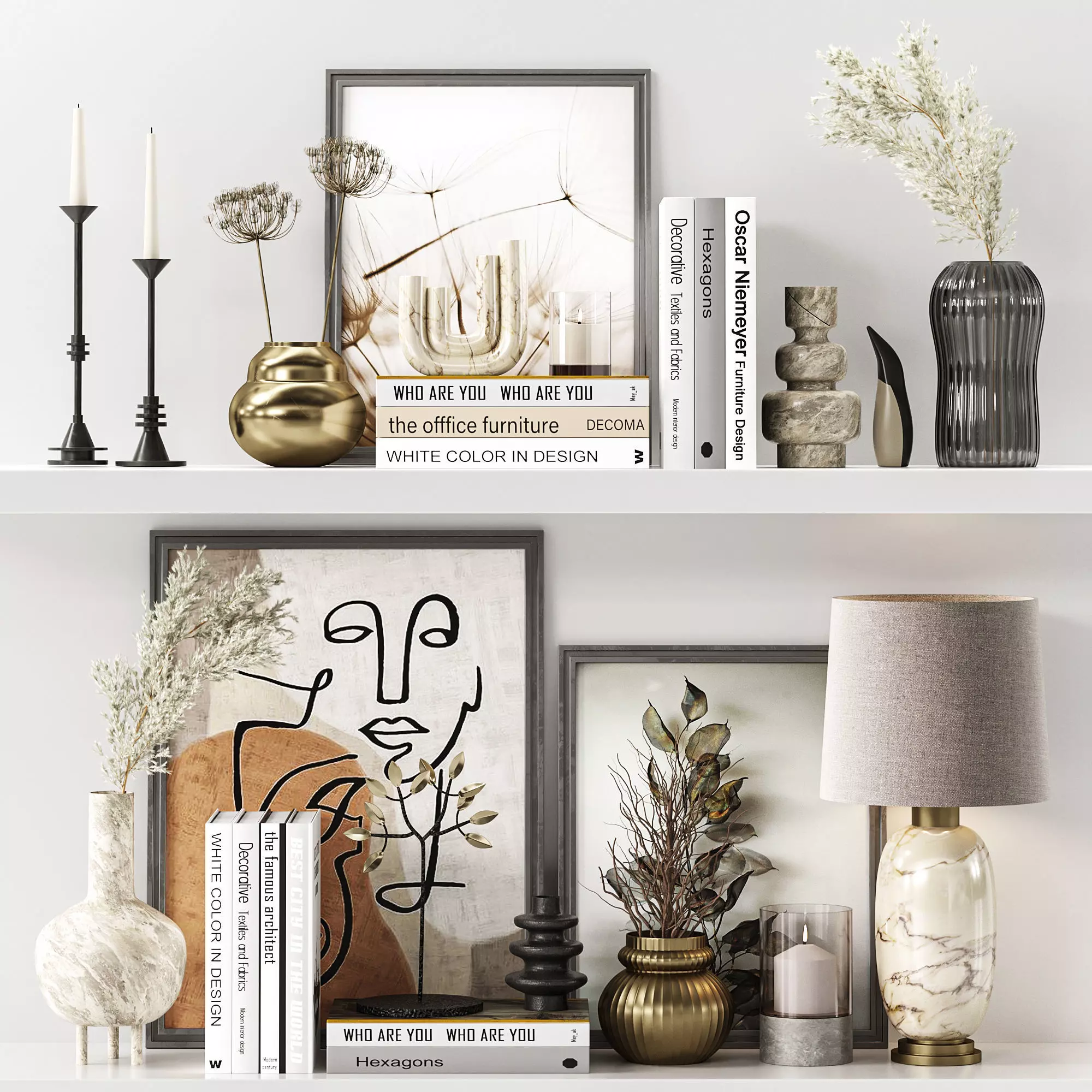 Decorative Set 004 3D model