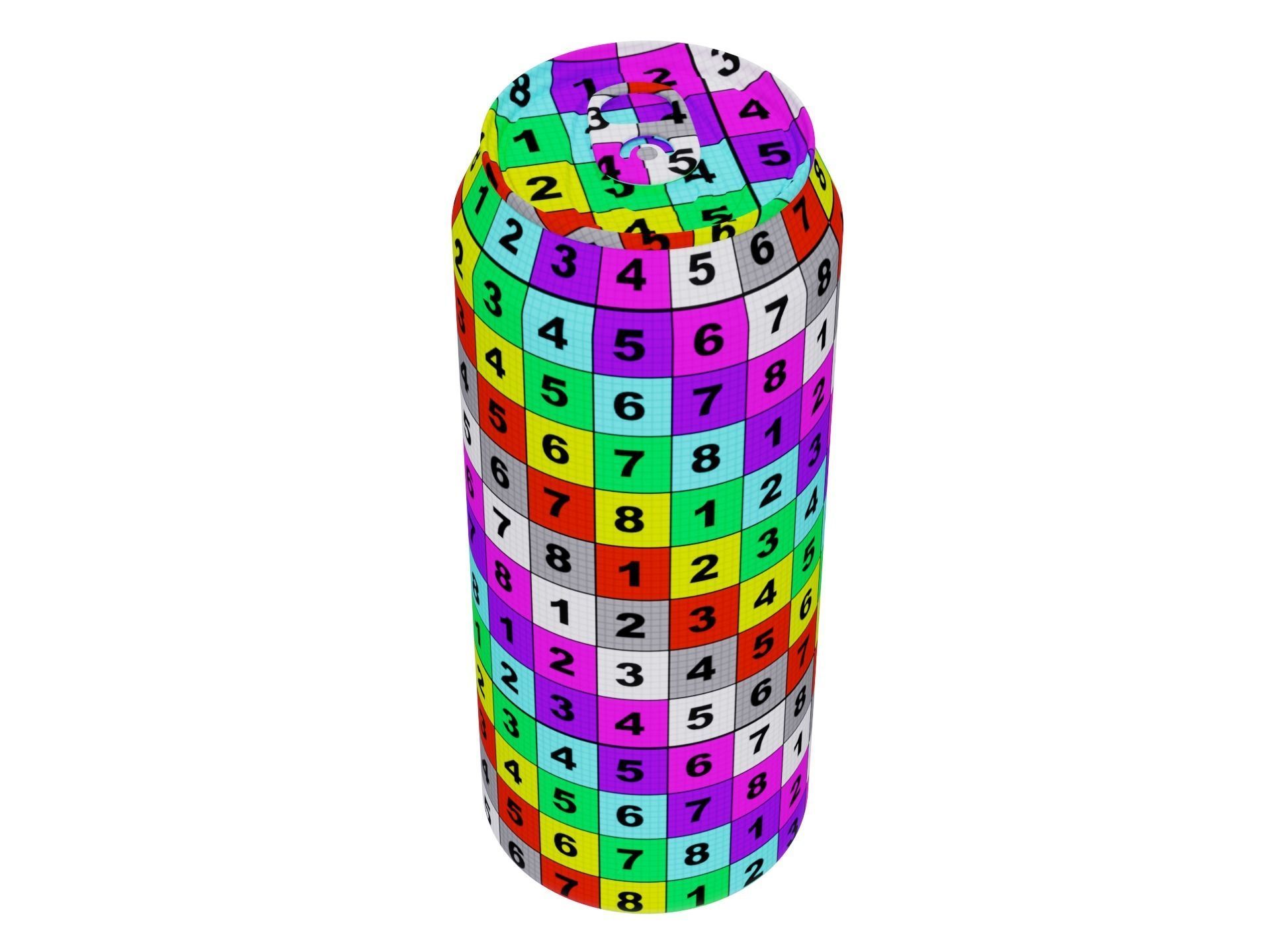 Drink can standart 500ml 3D model_22