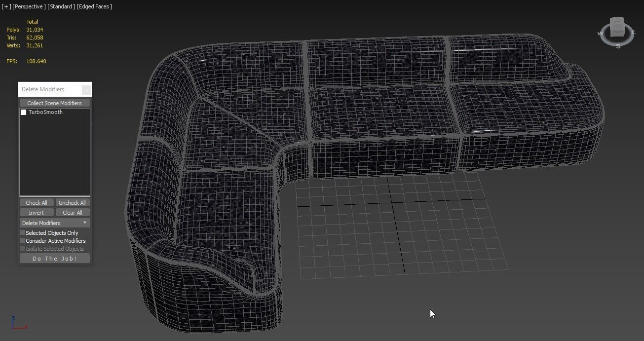 Somod Modern Sofa Set 3D model_3