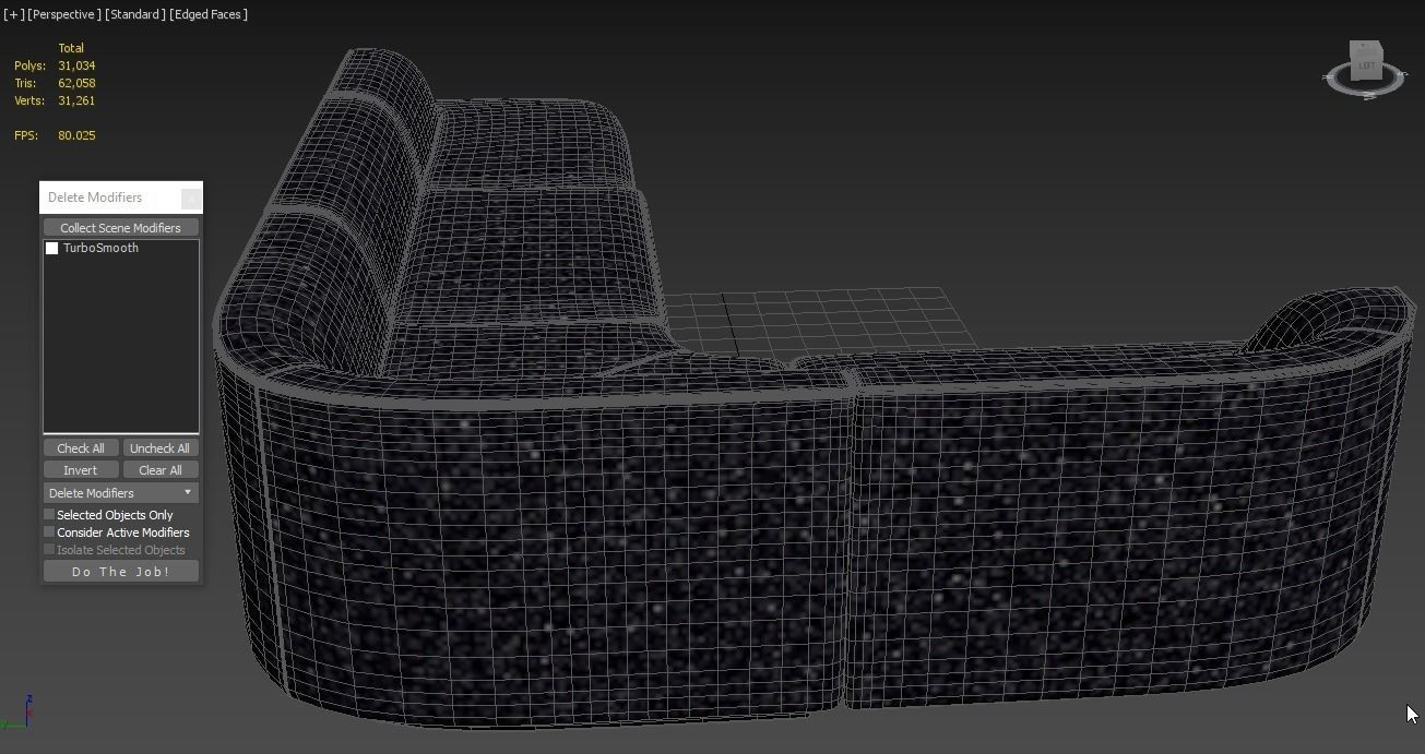 Somod Modern Sofa Set 3D model_4