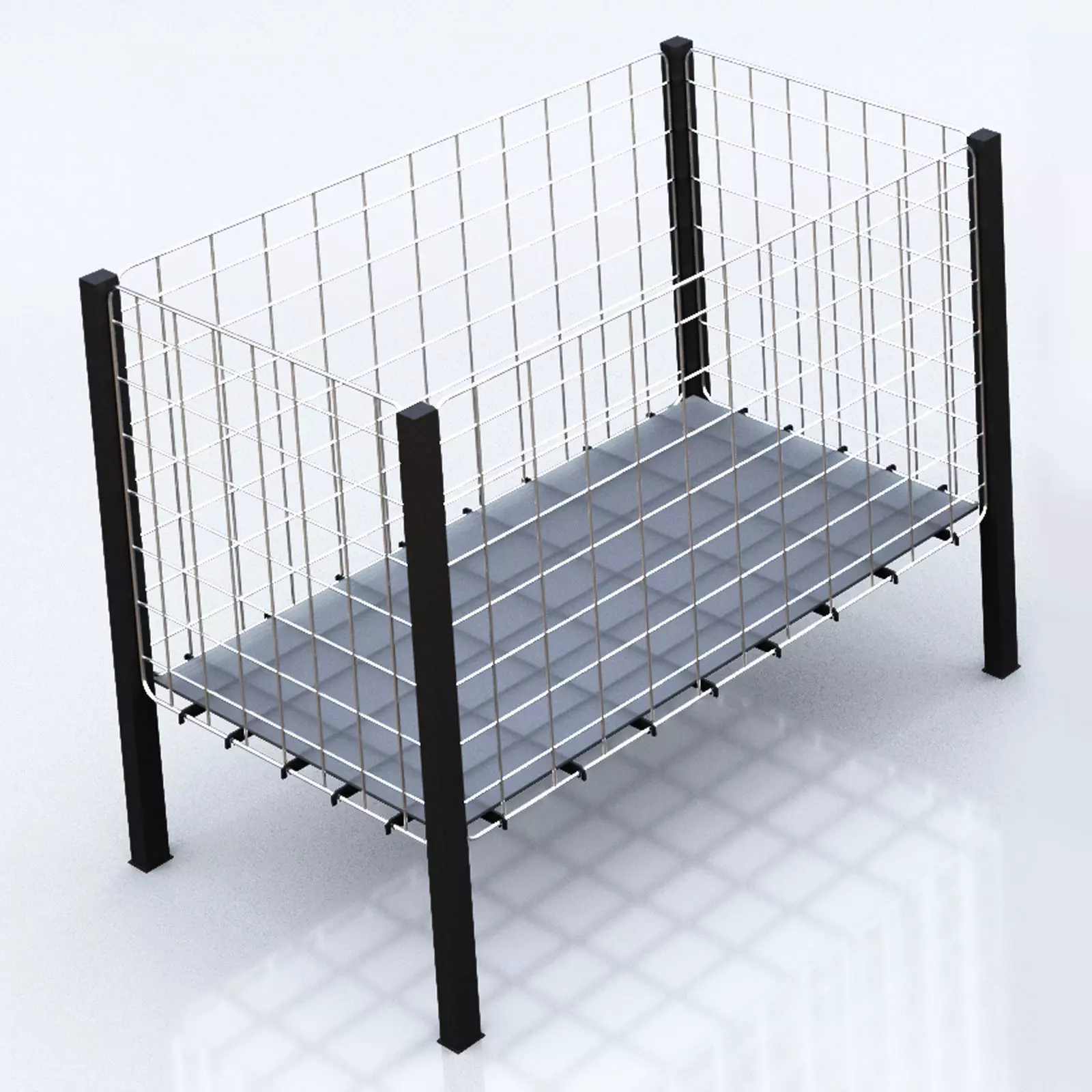 Auction Basket Free 3D model_0