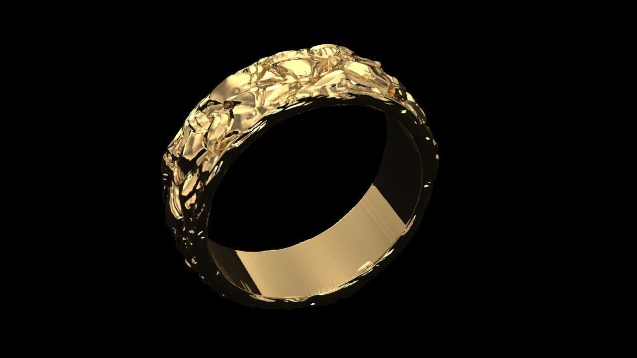 ENGRAVED RINGS 3D print model_2