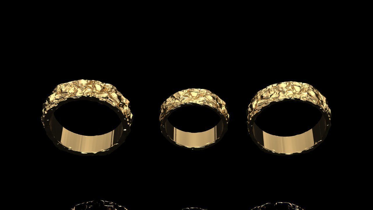 ENGRAVED RINGS 3D print model_4