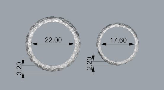 ENGRAVED RINGS 3D print model_5