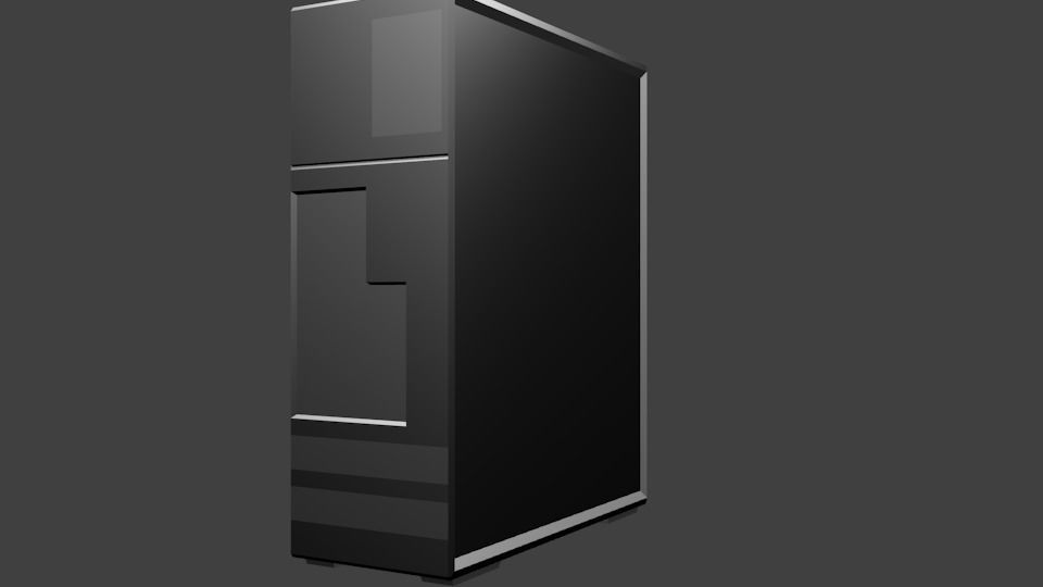 Desktop Computer 3D model_6