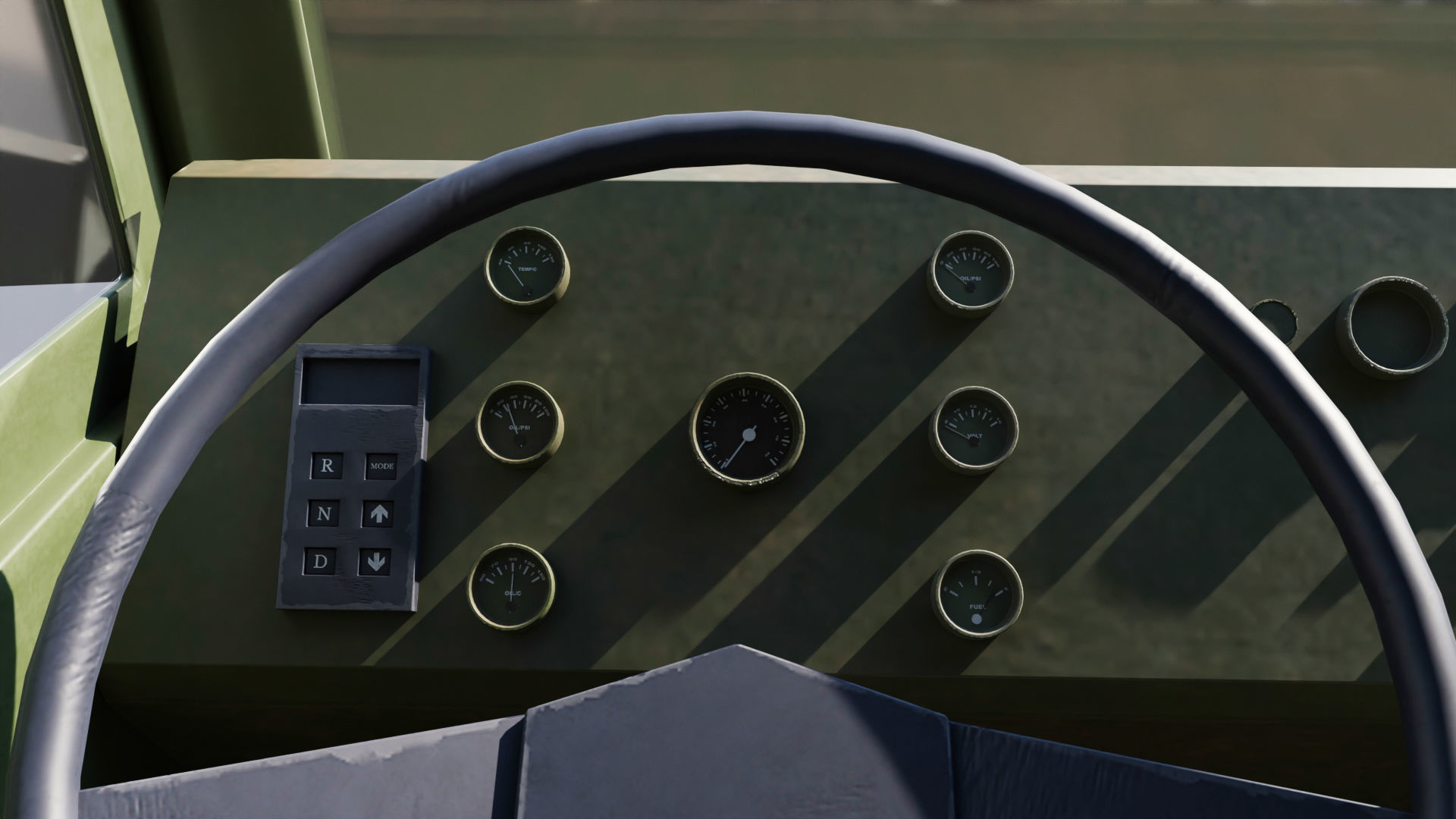 Classic Military Truck by Nikdox Low-poly 3D model_12