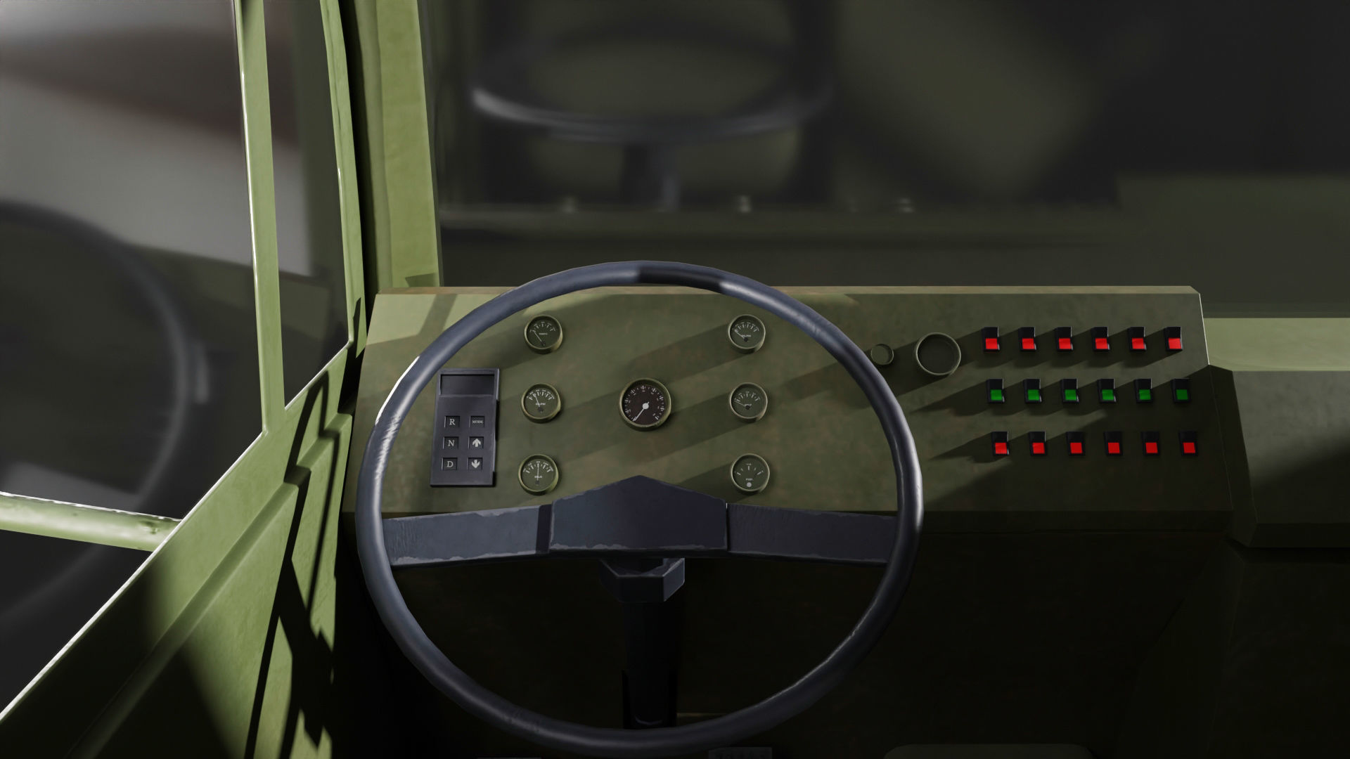 Classic Military Truck by Nikdox Low-poly 3D model_11