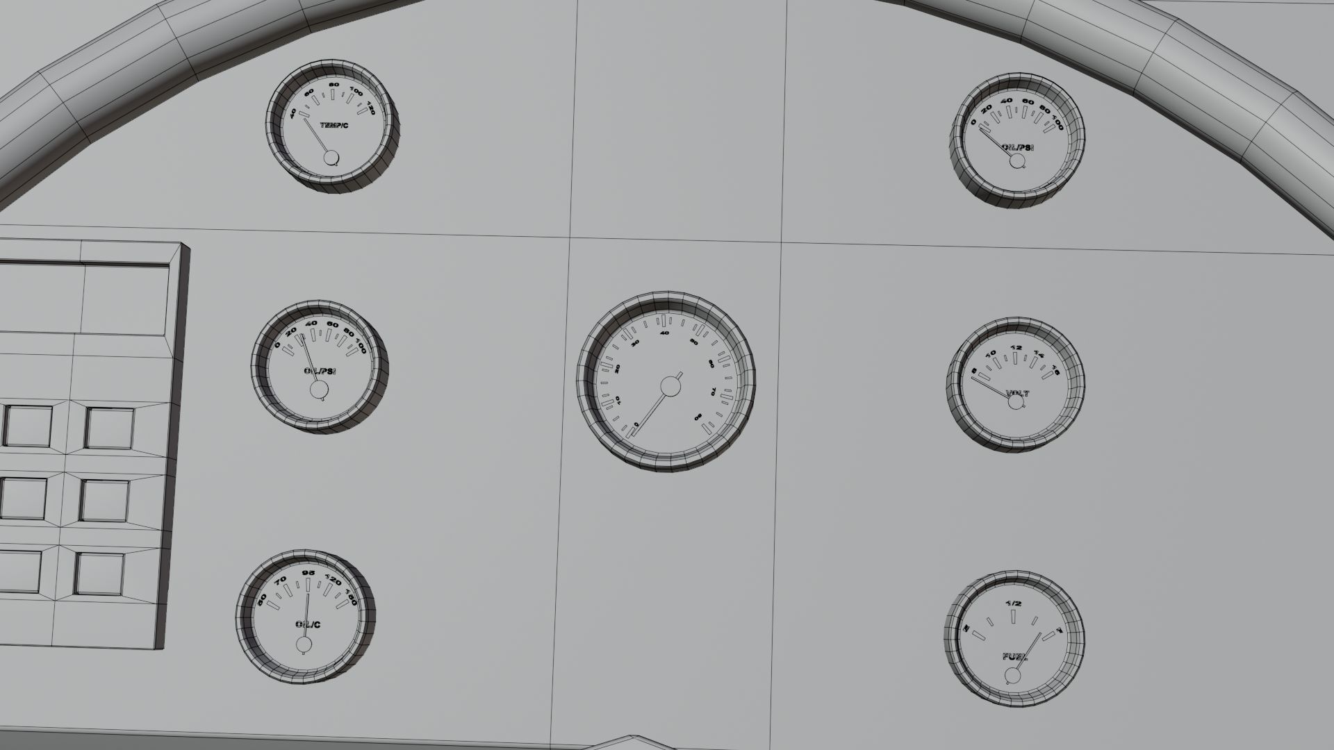 Classic Military Truck by Nikdox Low-poly 3D model_27