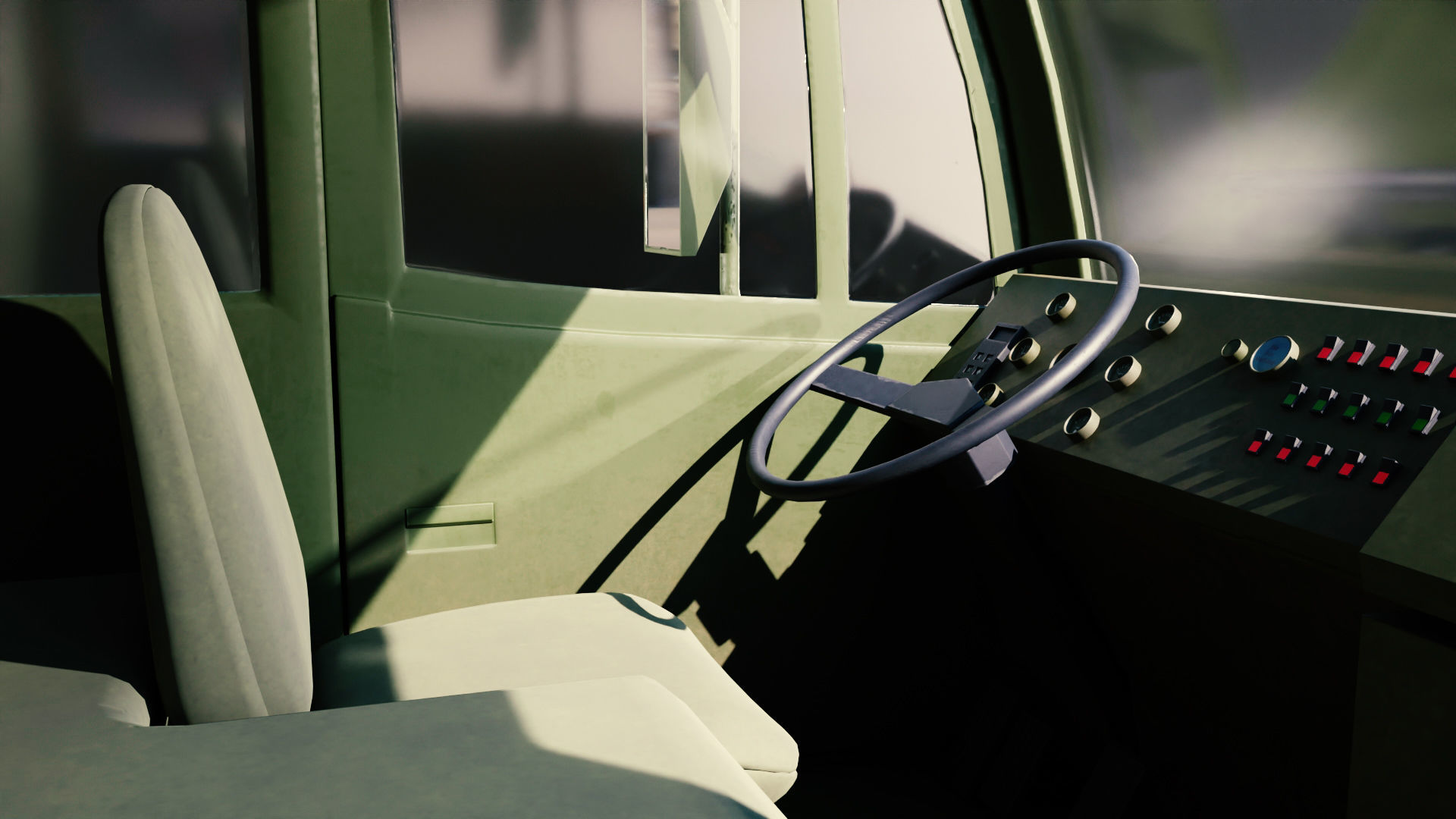 Classic Military Truck by Nikdox Low-poly 3D model_14