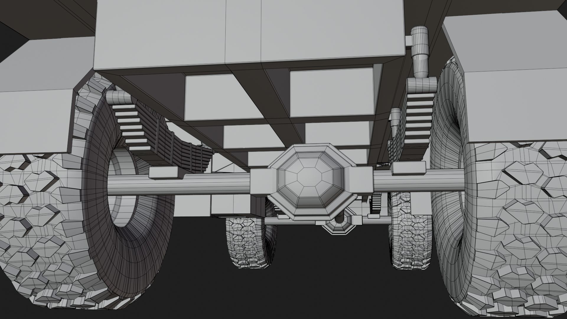 Classic Military Truck by Nikdox Low-poly 3D model_24