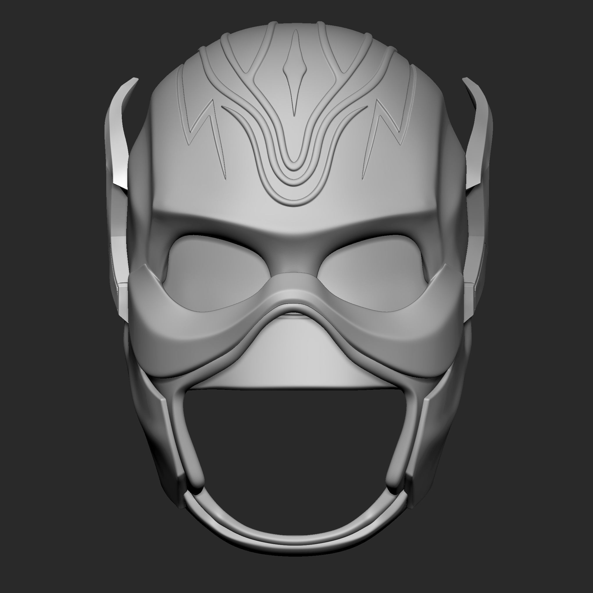 Flash helmet 2023 3D print model_9