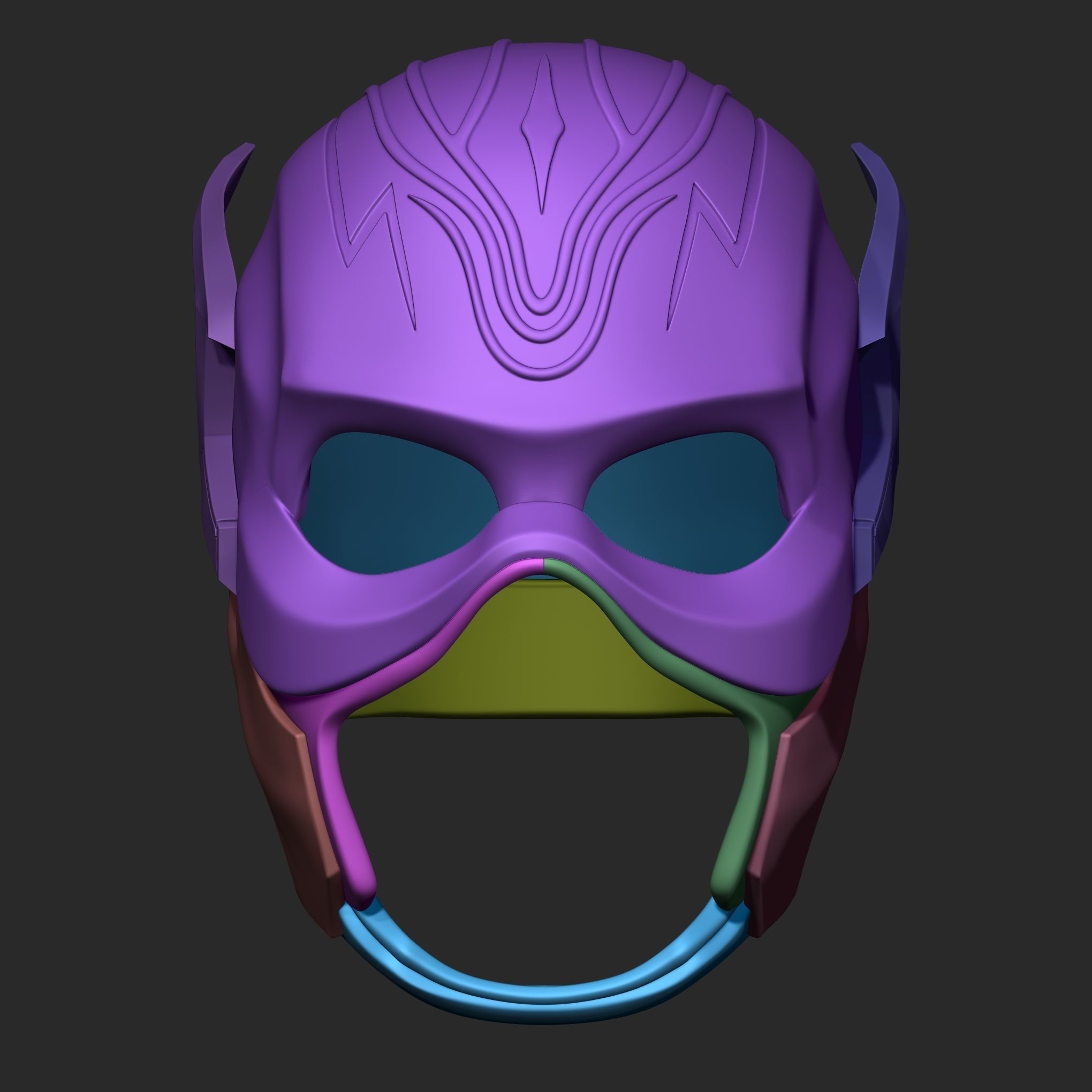 Flash helmet 2023 3D print model_10