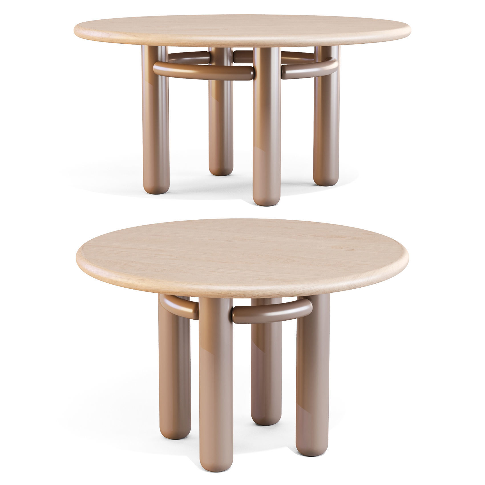 Mambo Unlimited Ideas KAI - Dinner Tables 3D model_1