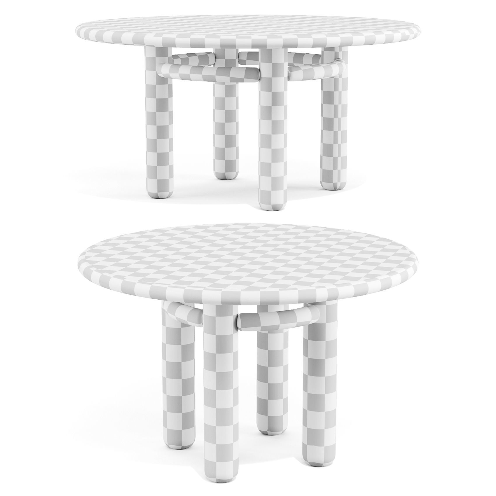 Mambo Unlimited Ideas KAI - Dinner Tables 3D model_5