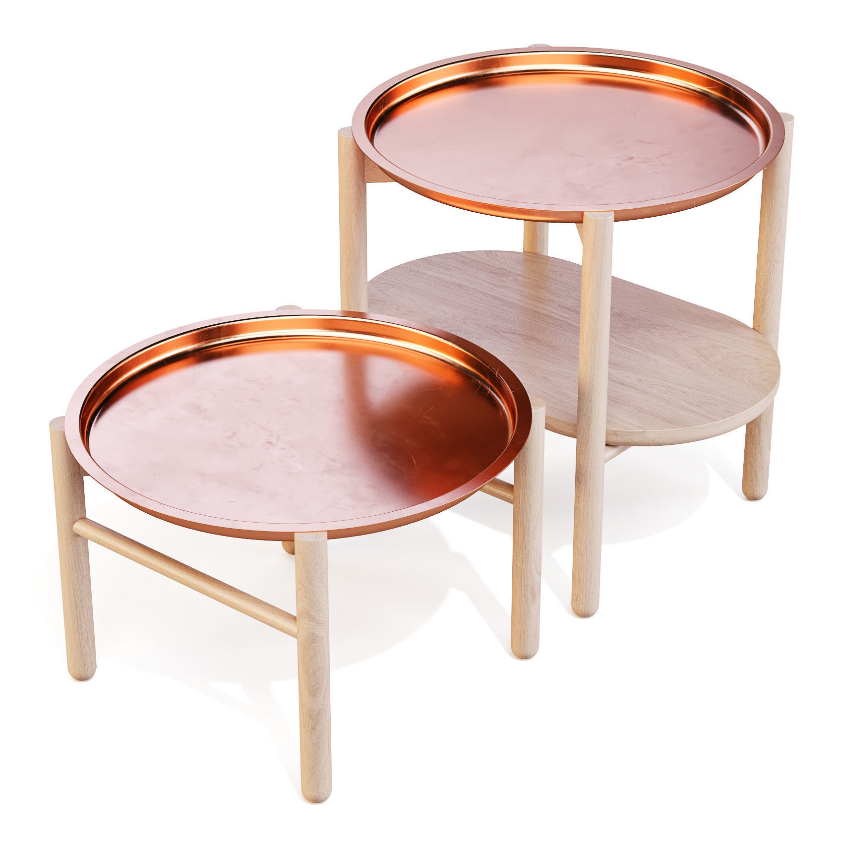 Sar Studio Hirundo - Side Tables 3D model_2