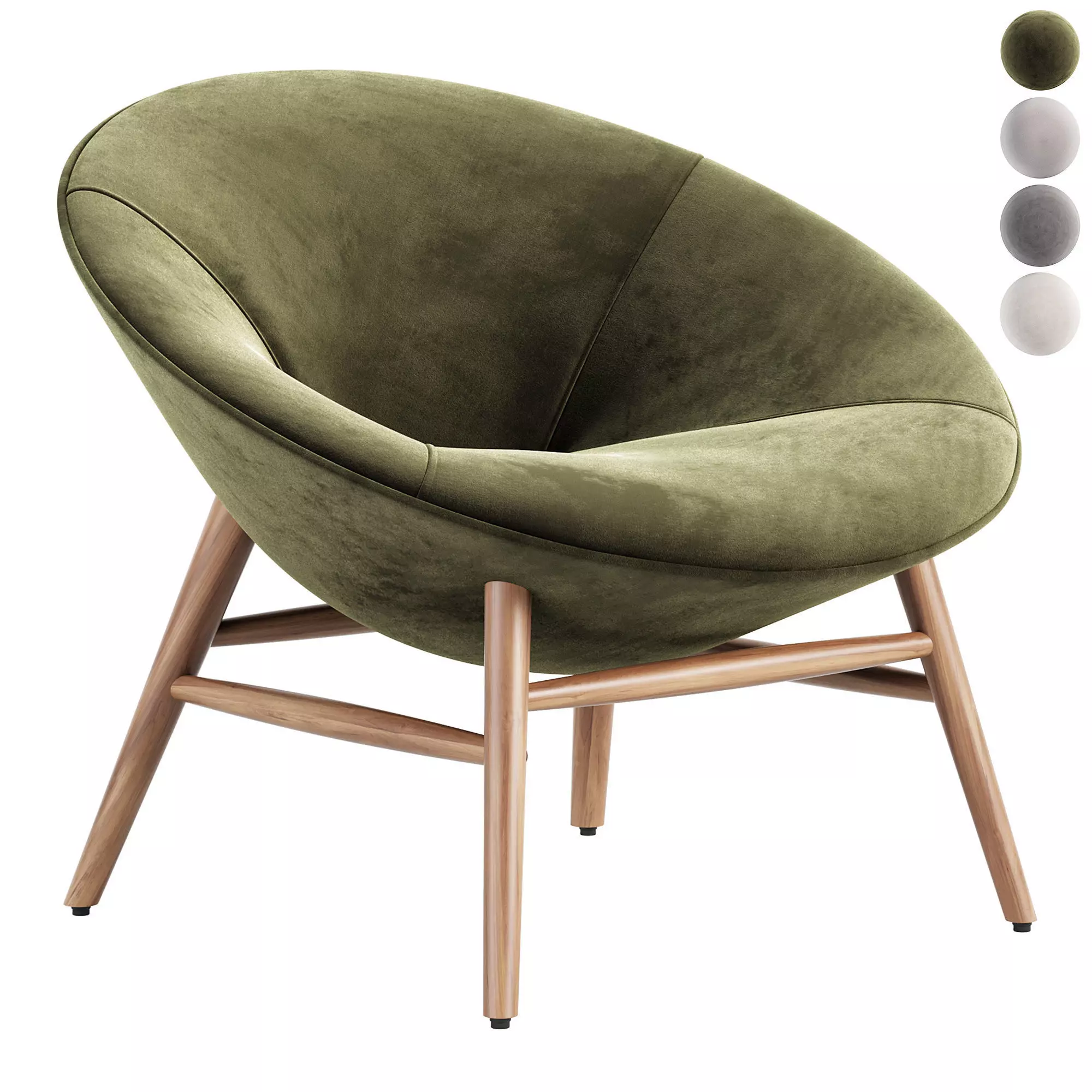 Muse Armchair by Davisfurniture 3D model