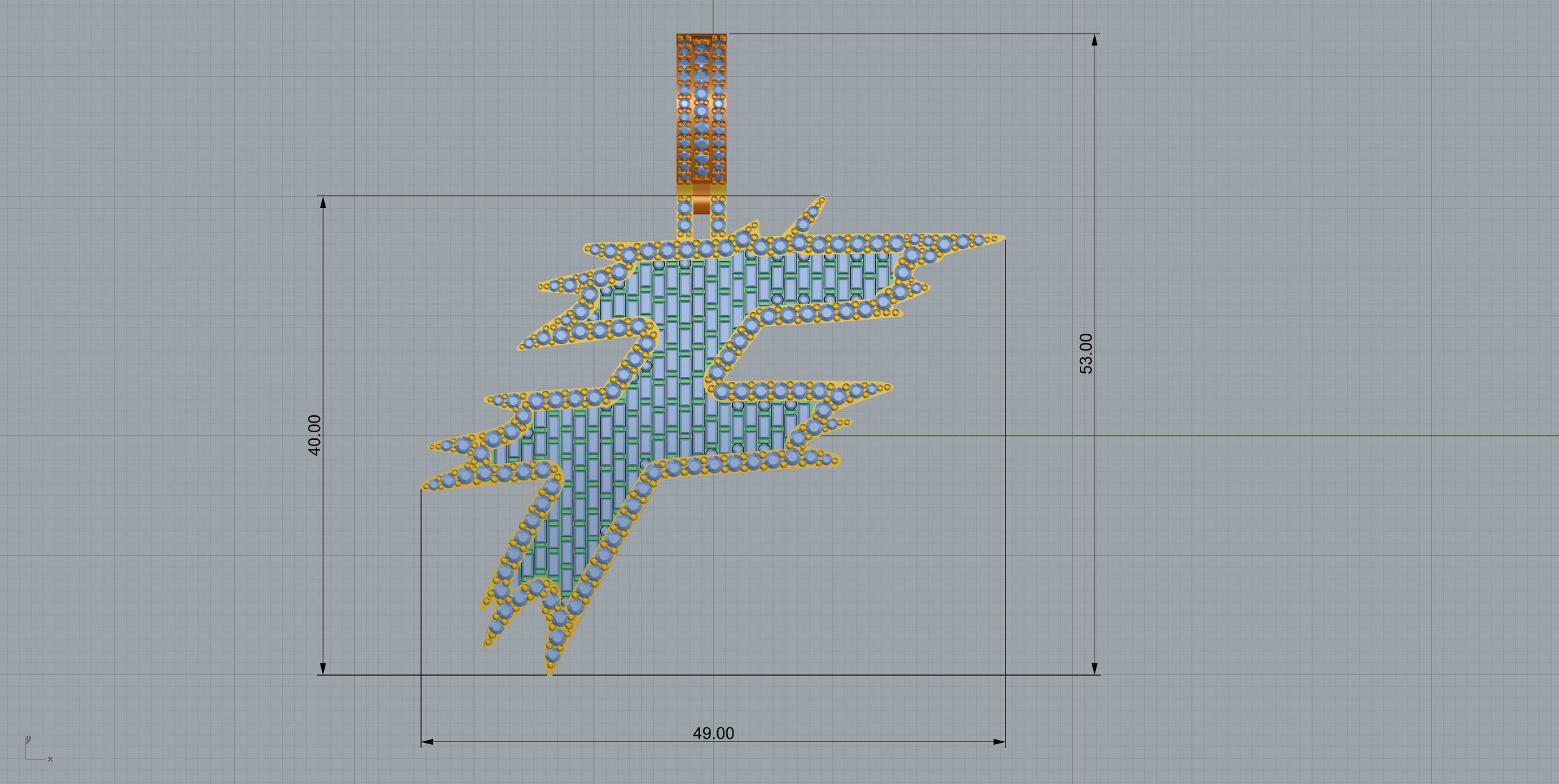 F with baguetes 3D print model_8