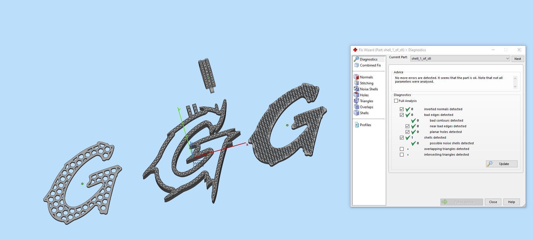 G with baguetes 3D print model_1