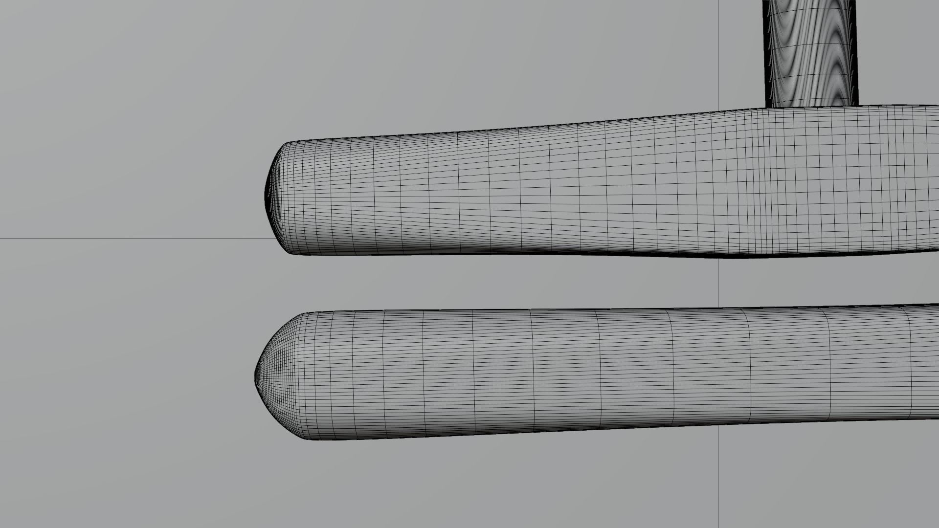 Tonfa Weapon 3D model_13