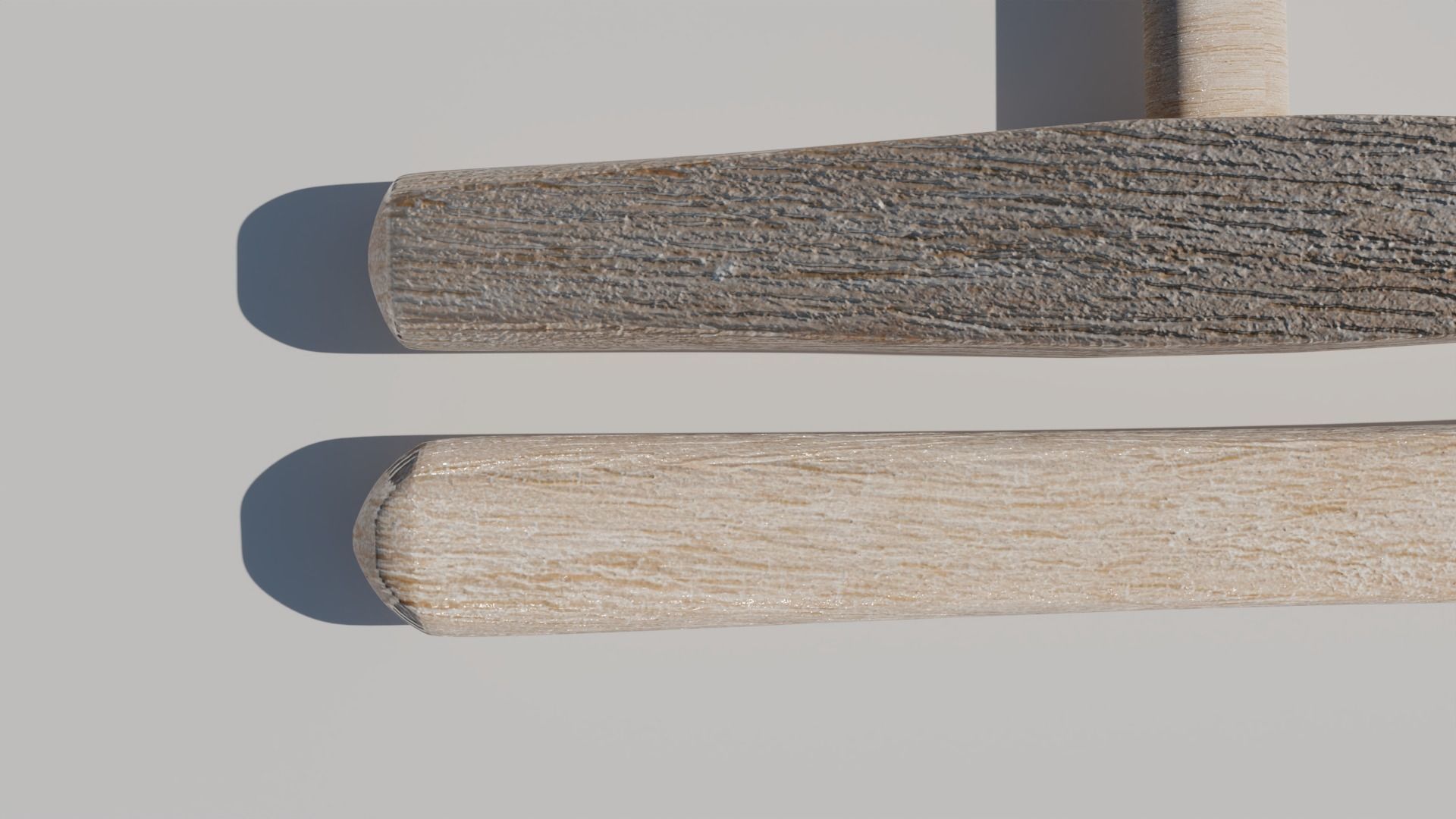 Tonfa Weapon 3D model_1