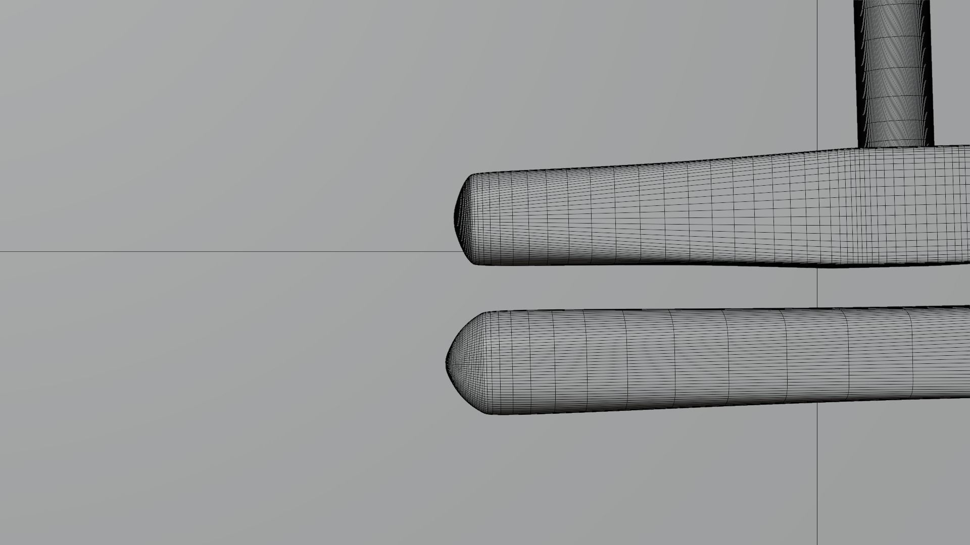 Tonfa Weapon 3D model_15