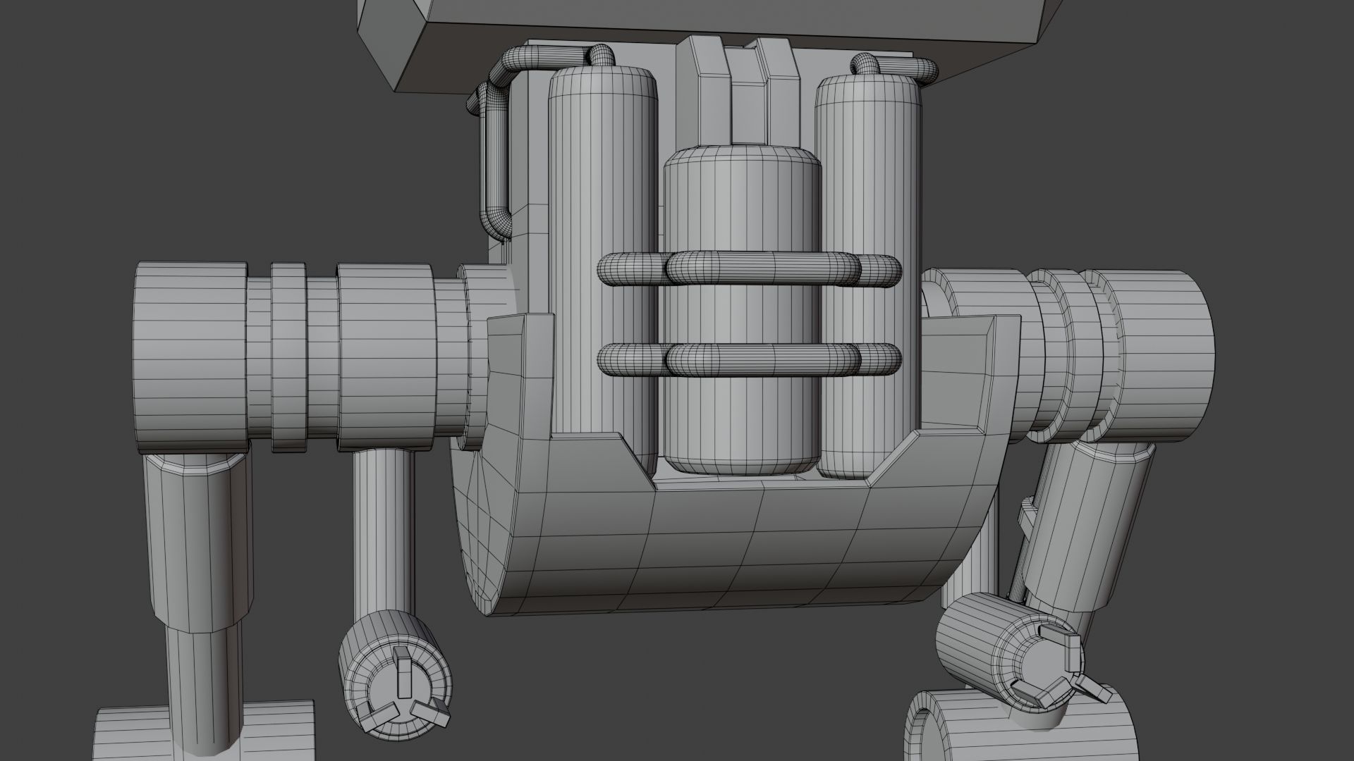 Sci-Fi Drone By Nikdox Low-poly 3D model_18