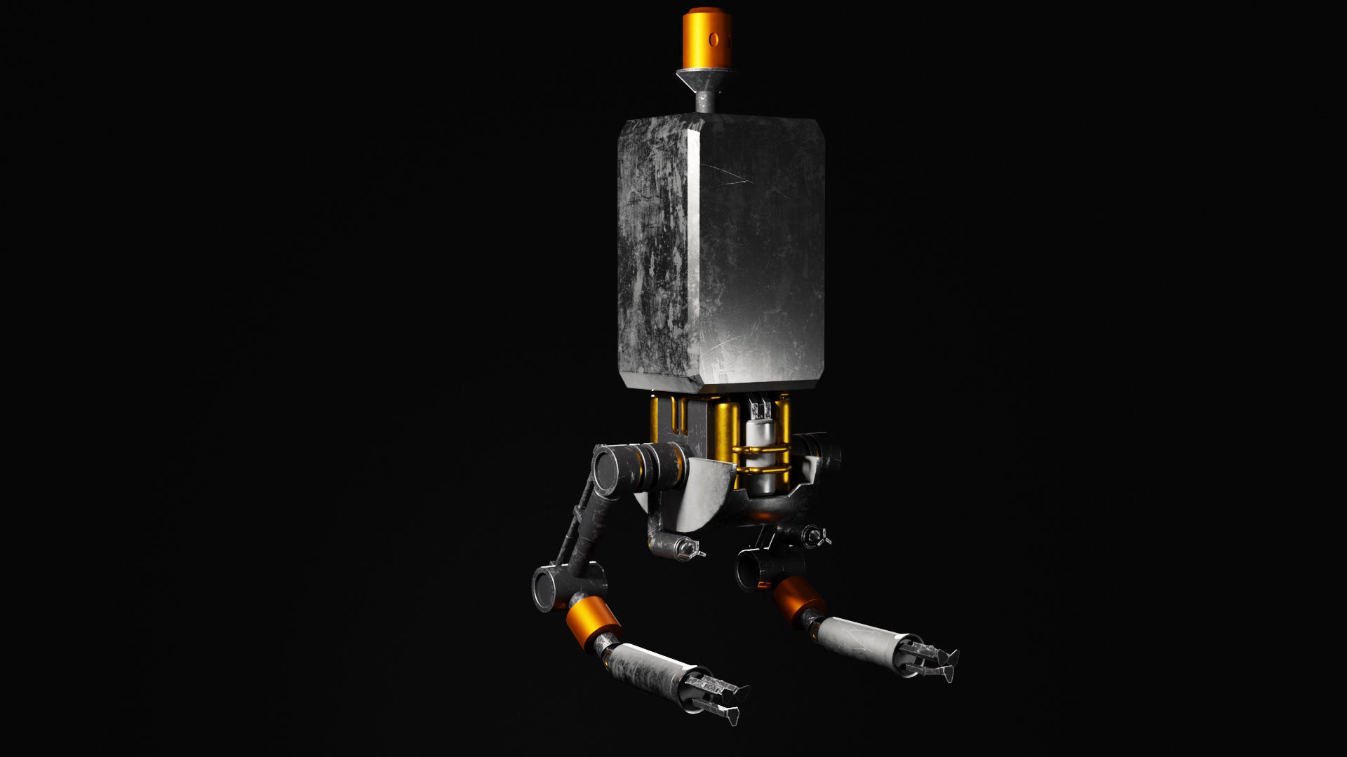 Sci-Fi Drone By Nikdox Low-poly 3D model_13