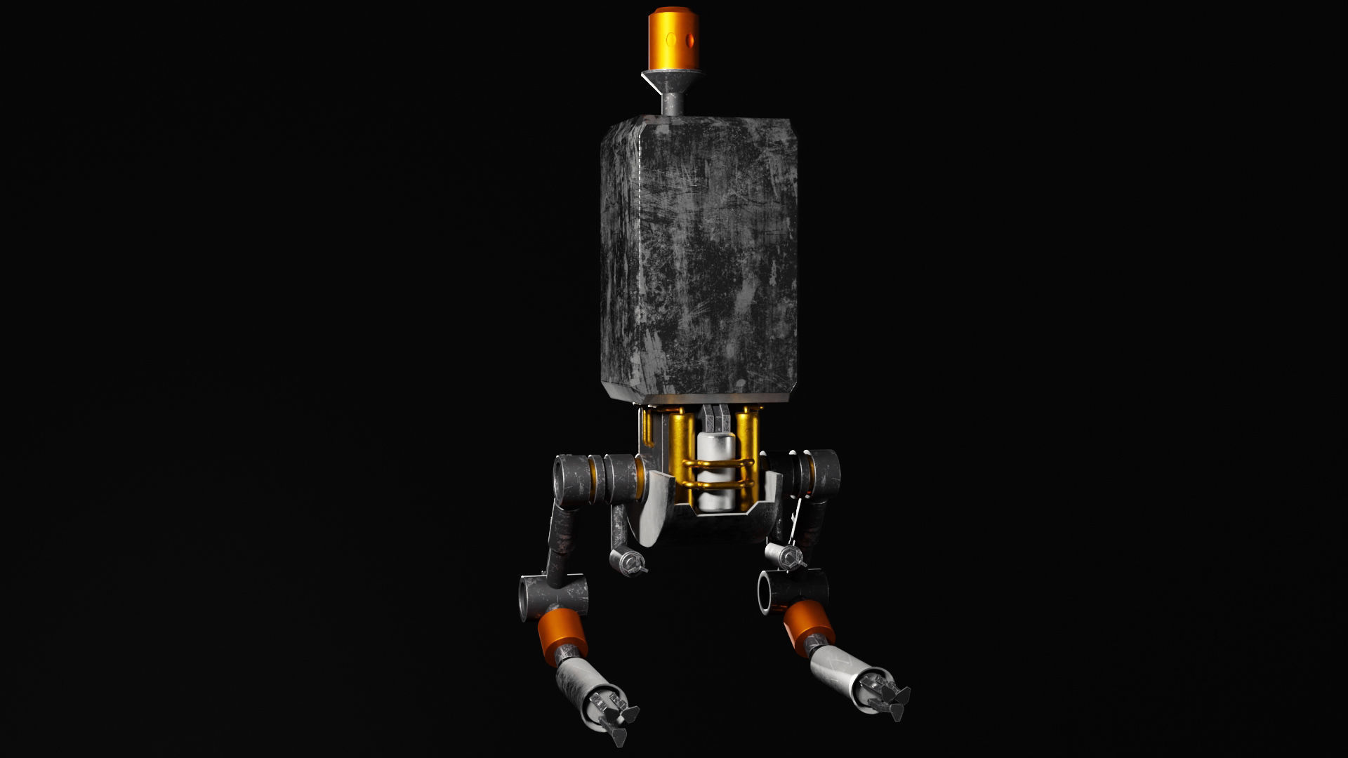 Sci-Fi Drone By Nikdox Low-poly 3D model_2
