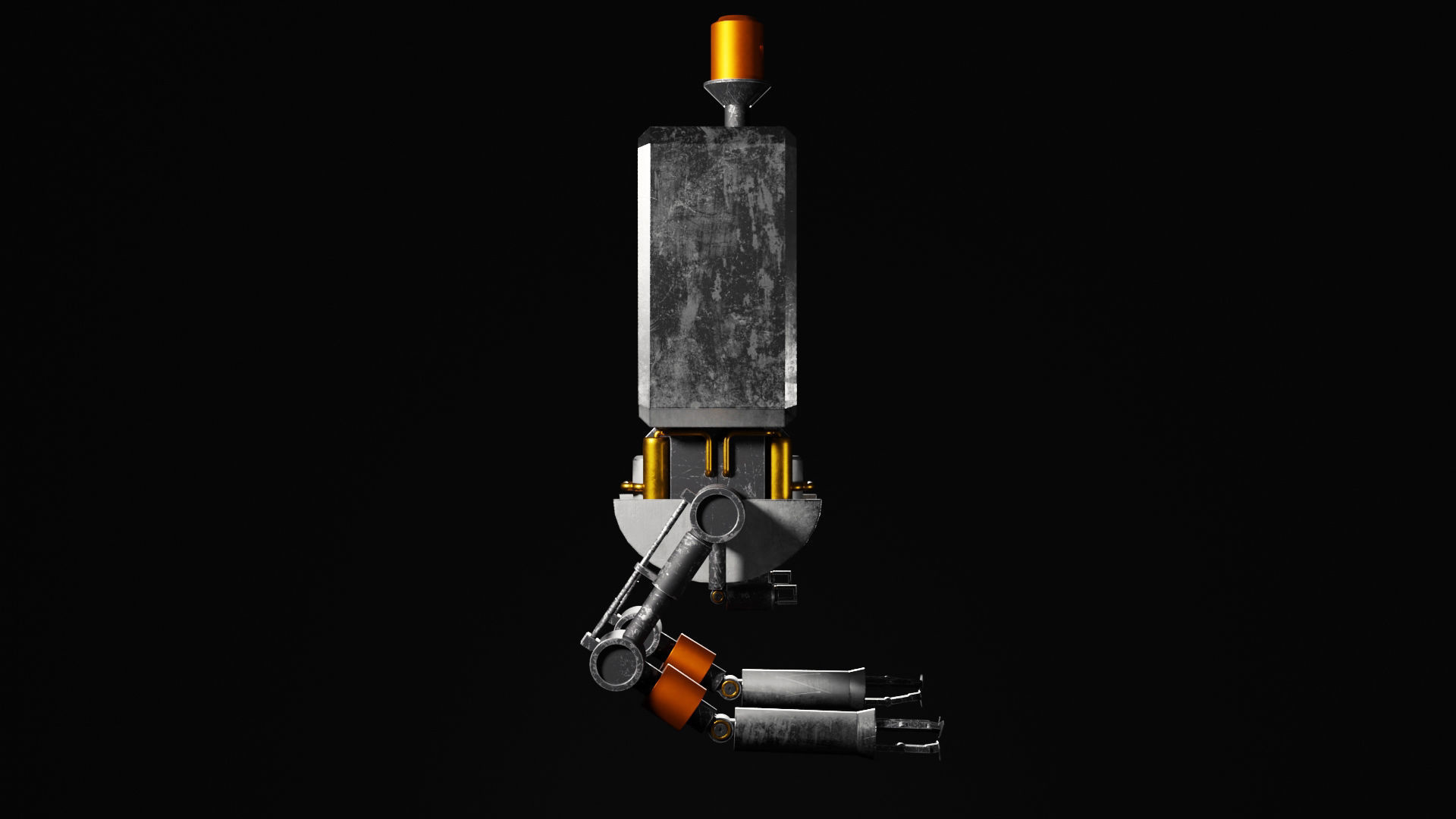 Sci-Fi Drone By Nikdox Low-poly 3D model_3