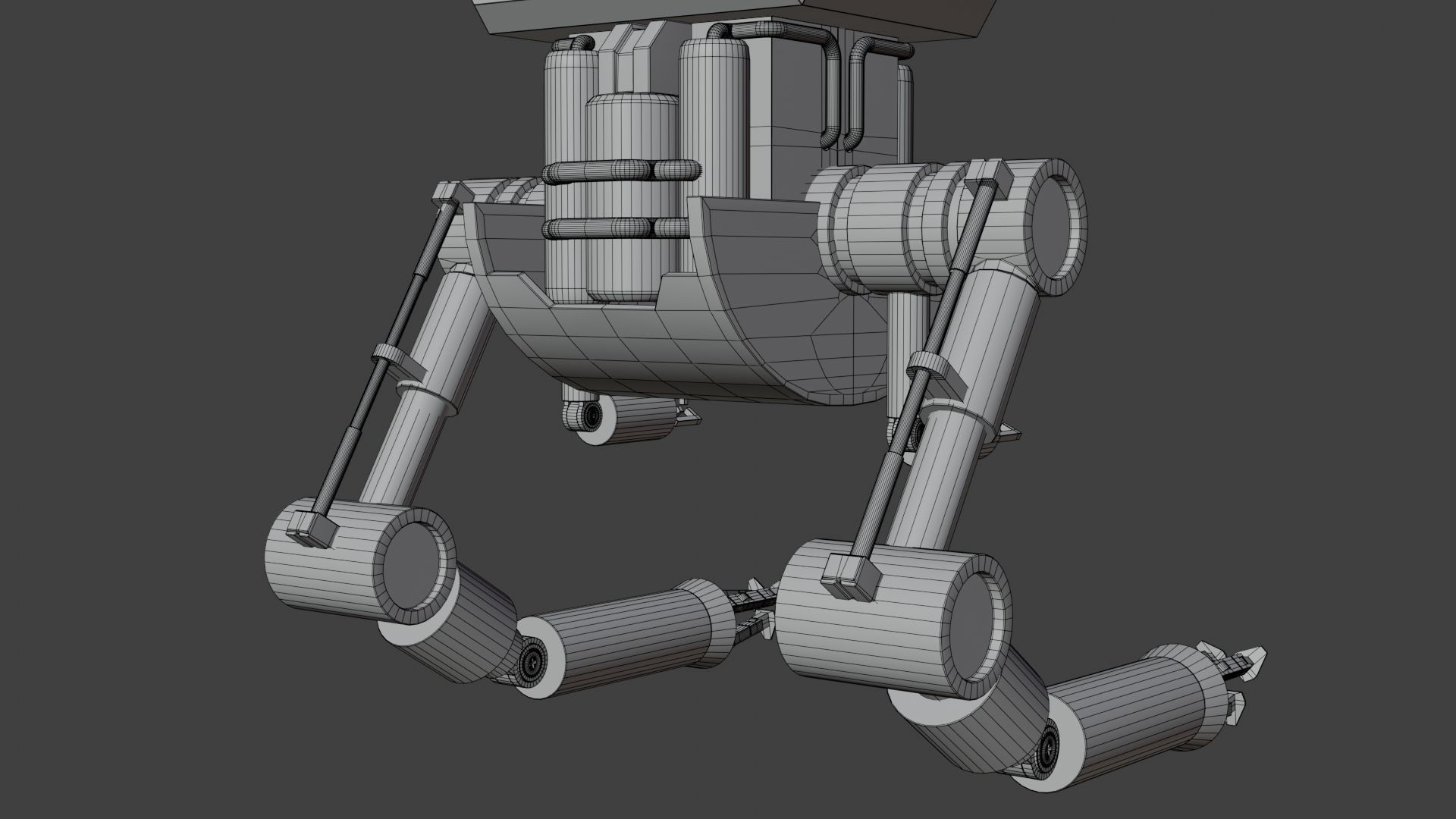 Sci-Fi Drone By Nikdox Low-poly 3D model_22